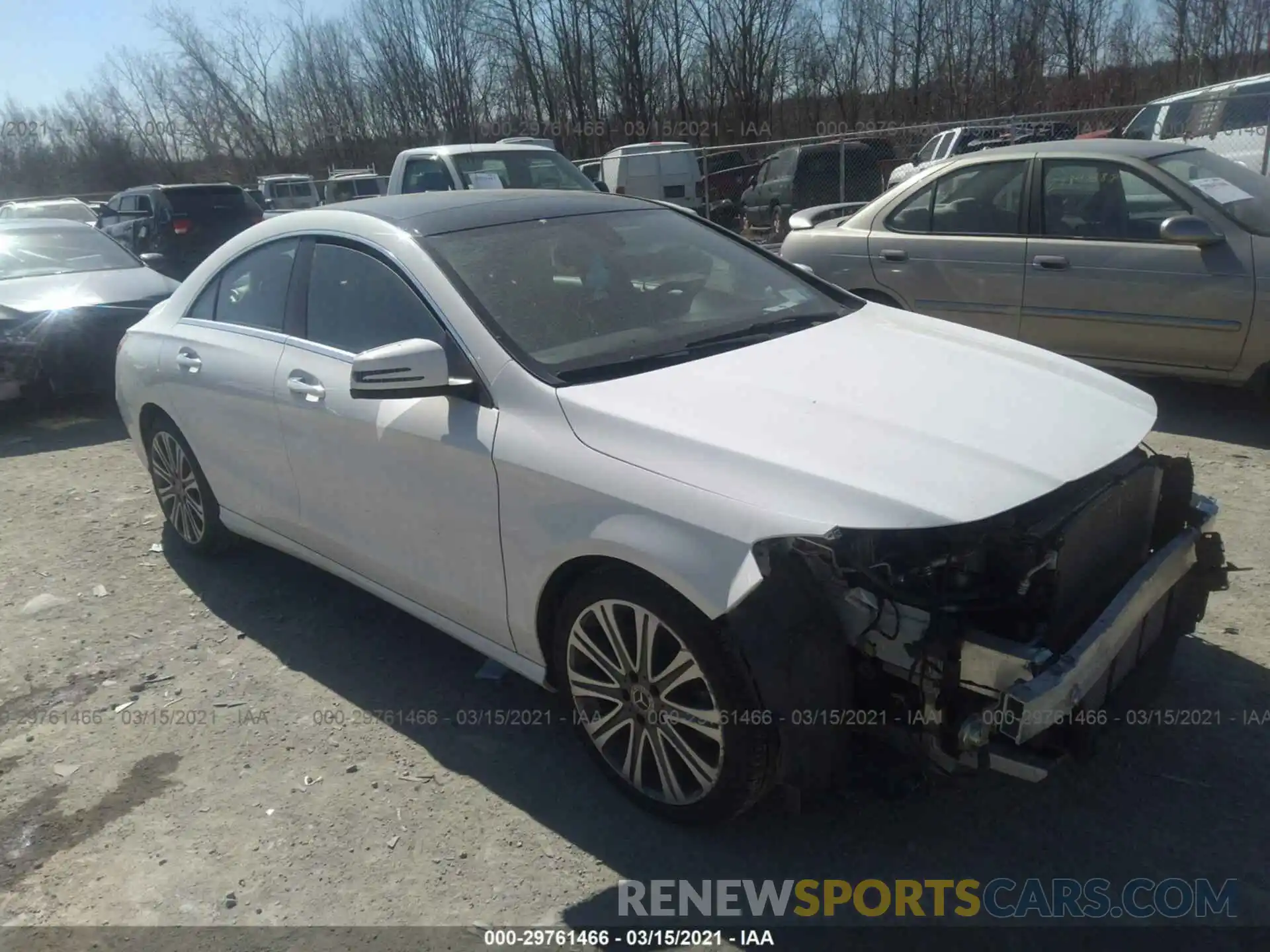 1 Photograph of a damaged car WDDSJ4GB1KN699736 MERCEDES-BENZ CLA 2019