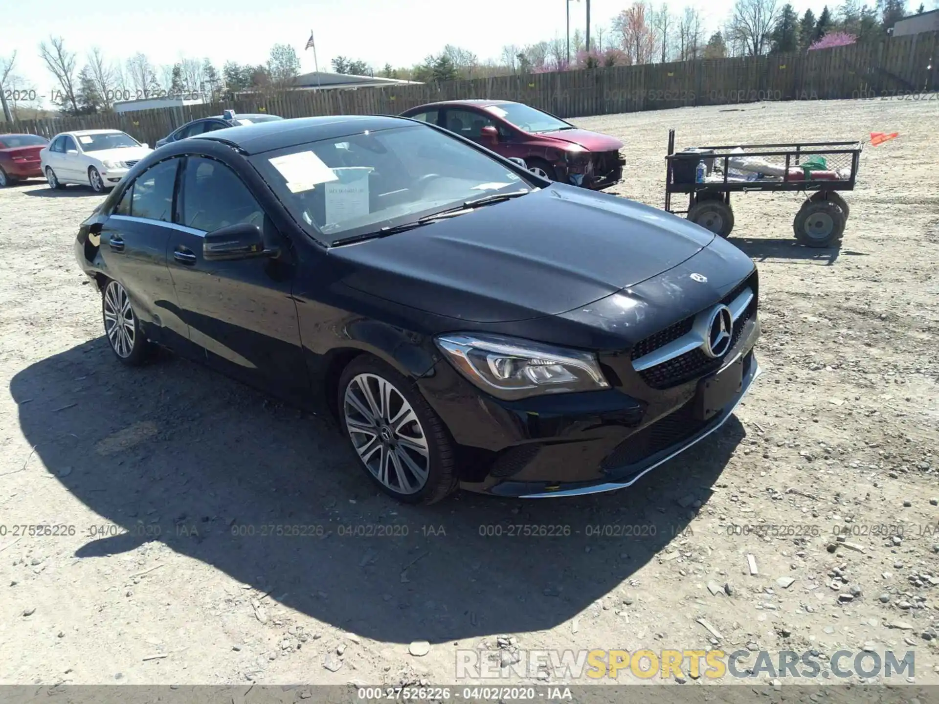 1 Фотография поврежденного автомобиля WDDSJ4GB1KN759935 MERCEDES-BENZ CLA 2019