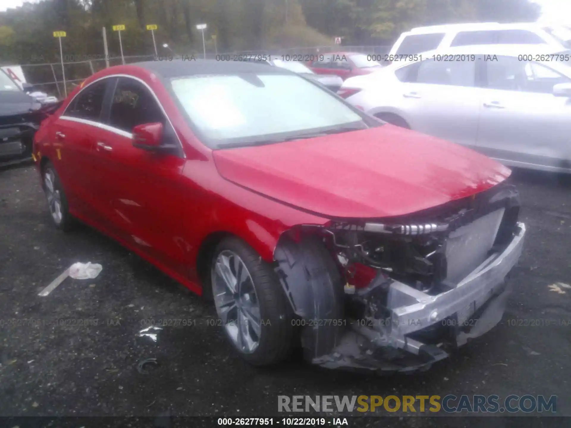 1 Photograph of a damaged car WDDSJ4GB2KN702661 MERCEDES-BENZ CLA 2019