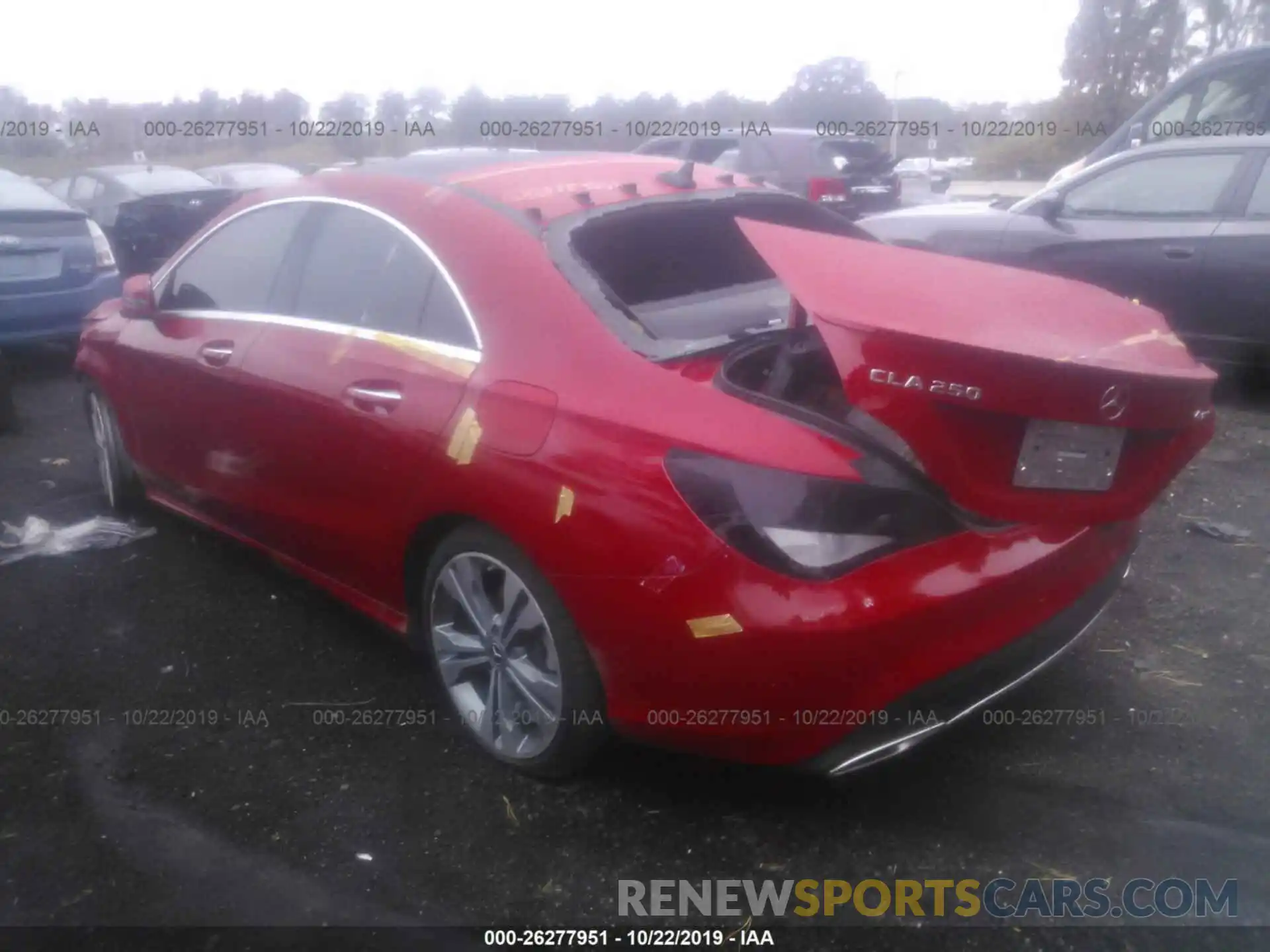 3 Photograph of a damaged car WDDSJ4GB2KN702661 MERCEDES-BENZ CLA 2019