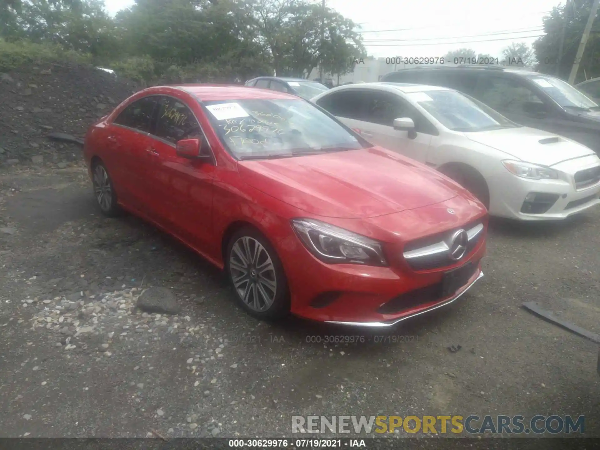 1 Photograph of a damaged car WDDSJ4GB2KN723252 MERCEDES-BENZ CLA 2019