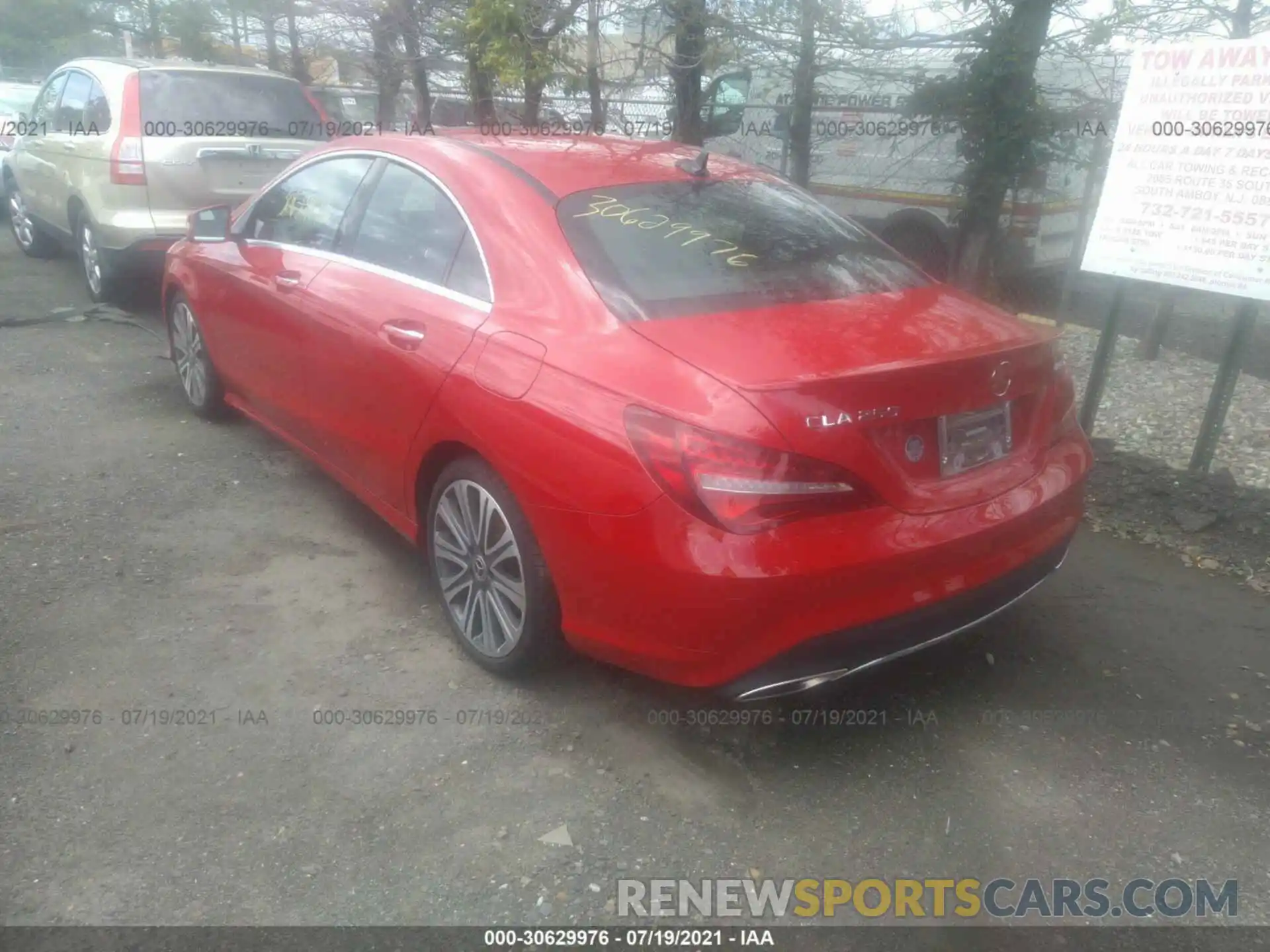 3 Photograph of a damaged car WDDSJ4GB2KN723252 MERCEDES-BENZ CLA 2019