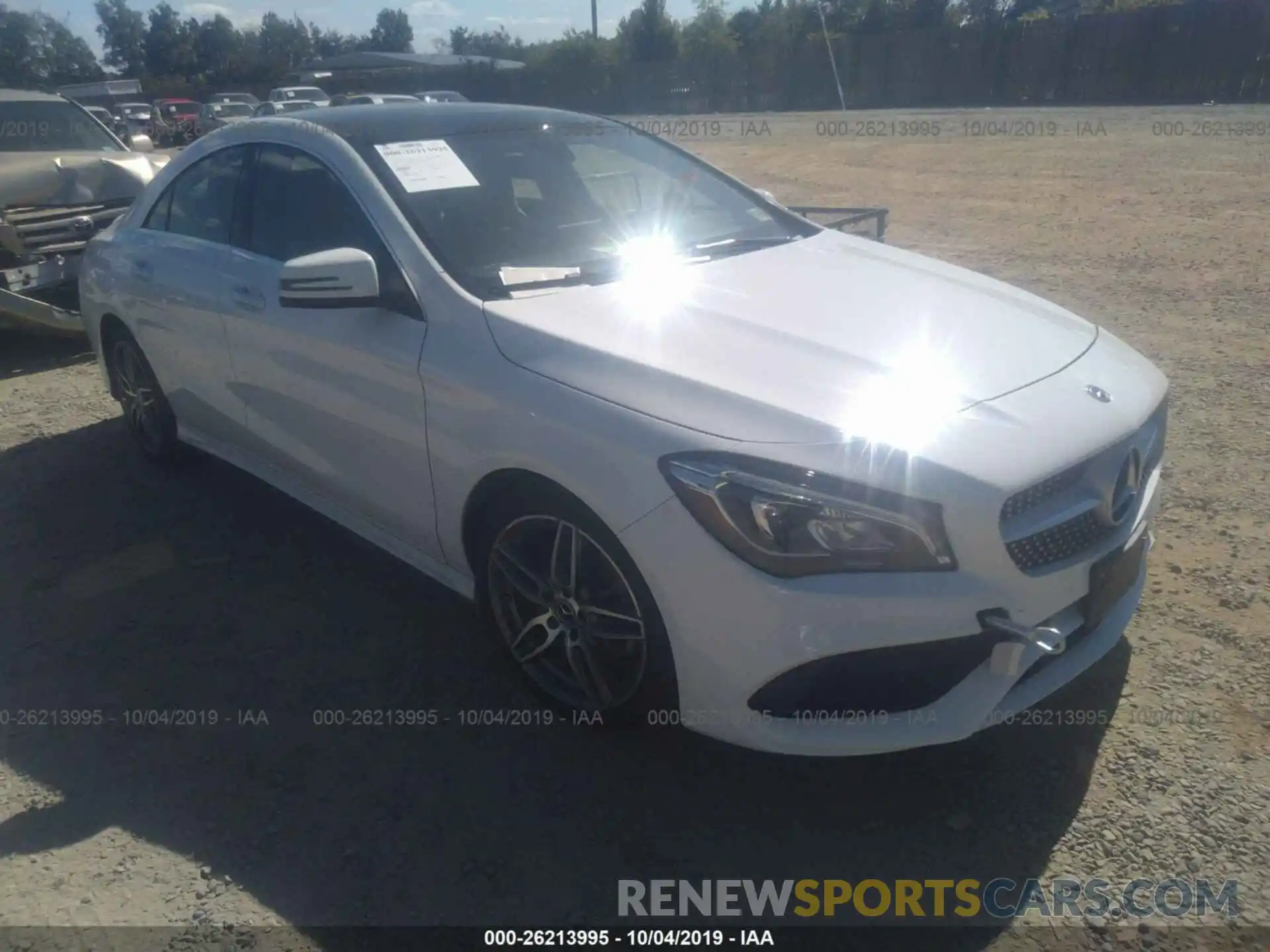 1 Photograph of a damaged car WDDSJ4GB2KN724630 MERCEDES-BENZ CLA 2019