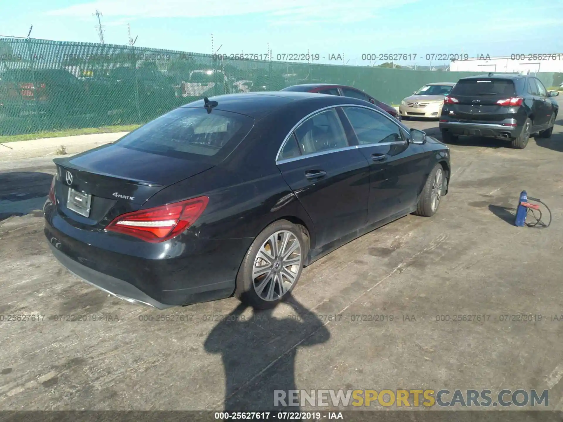 4 Фотография поврежденного автомобиля WDDSJ4GB2KN727141 MERCEDES-BENZ CLA 2019