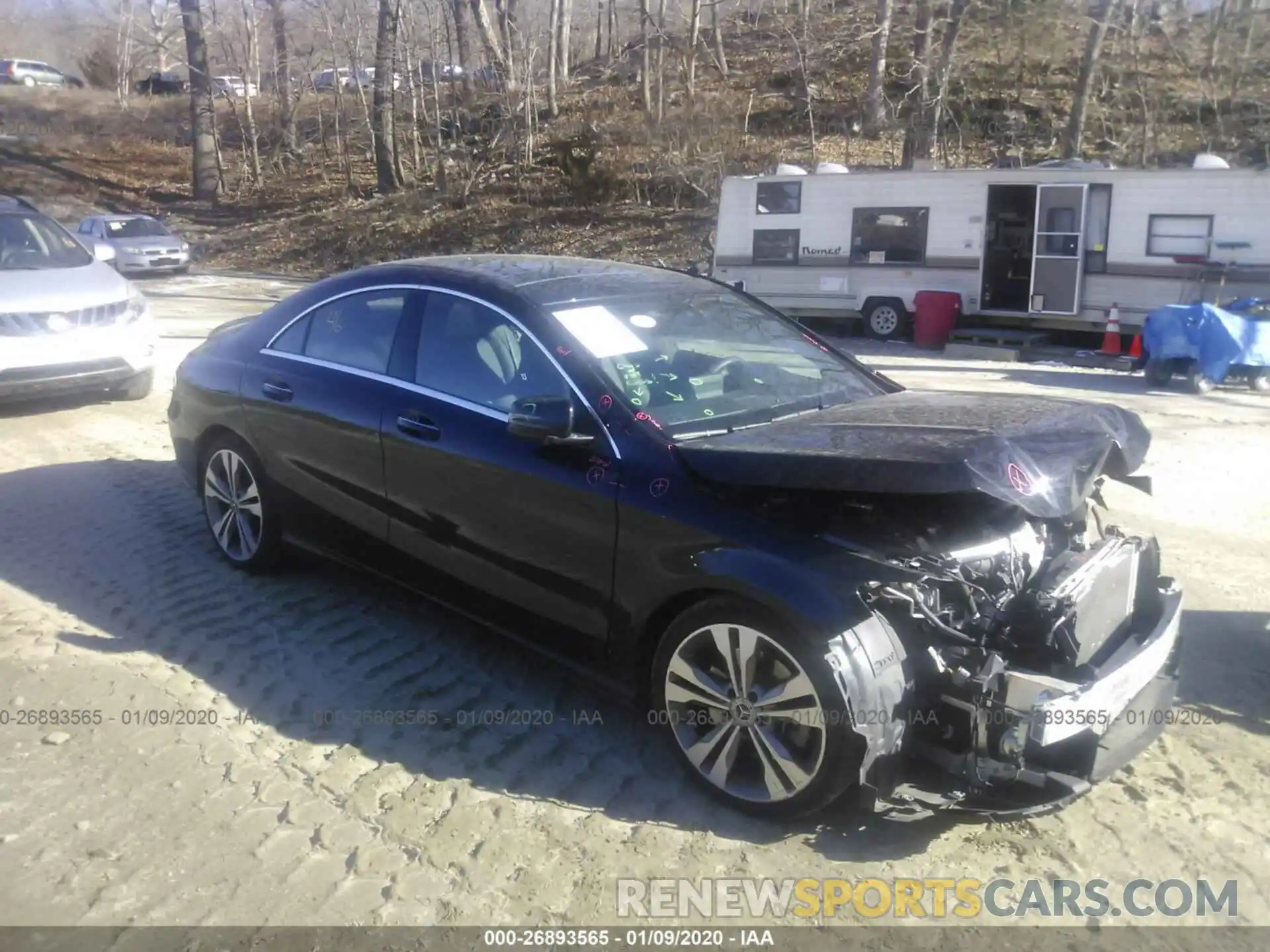 1 Photograph of a damaged car WDDSJ4GB3KN699303 MERCEDES-BENZ CLA 2019