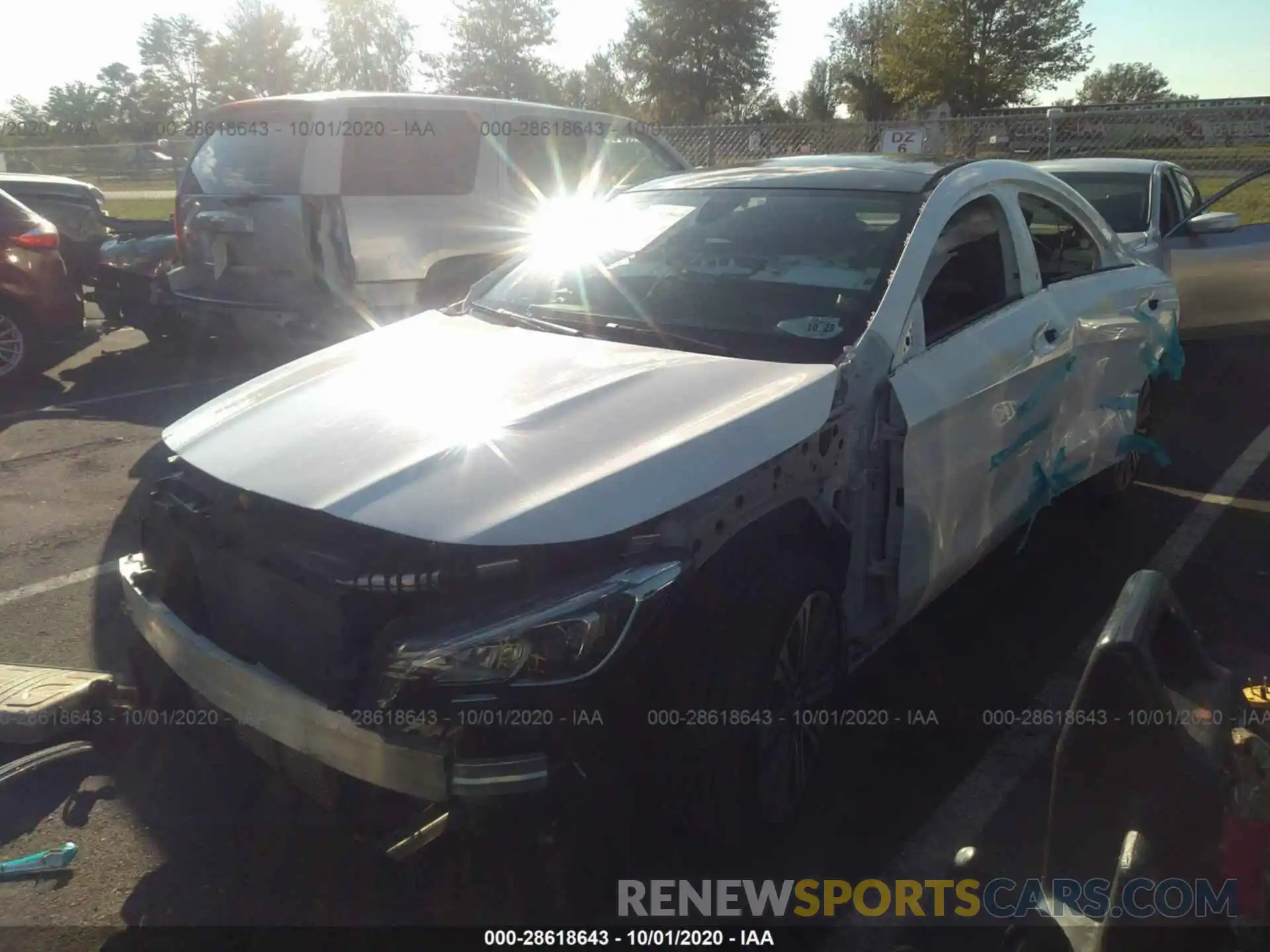 2 Photograph of a damaged car WDDSJ4GB3KN723776 MERCEDES-BENZ CLA 2019