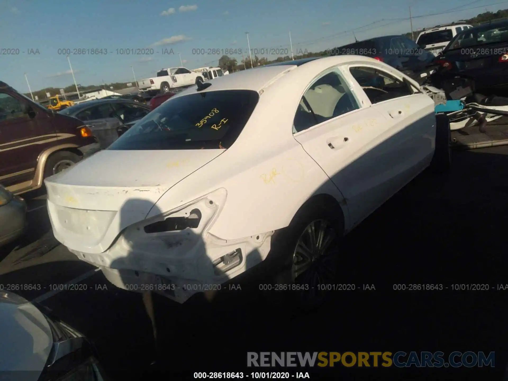 4 Photograph of a damaged car WDDSJ4GB3KN723776 MERCEDES-BENZ CLA 2019