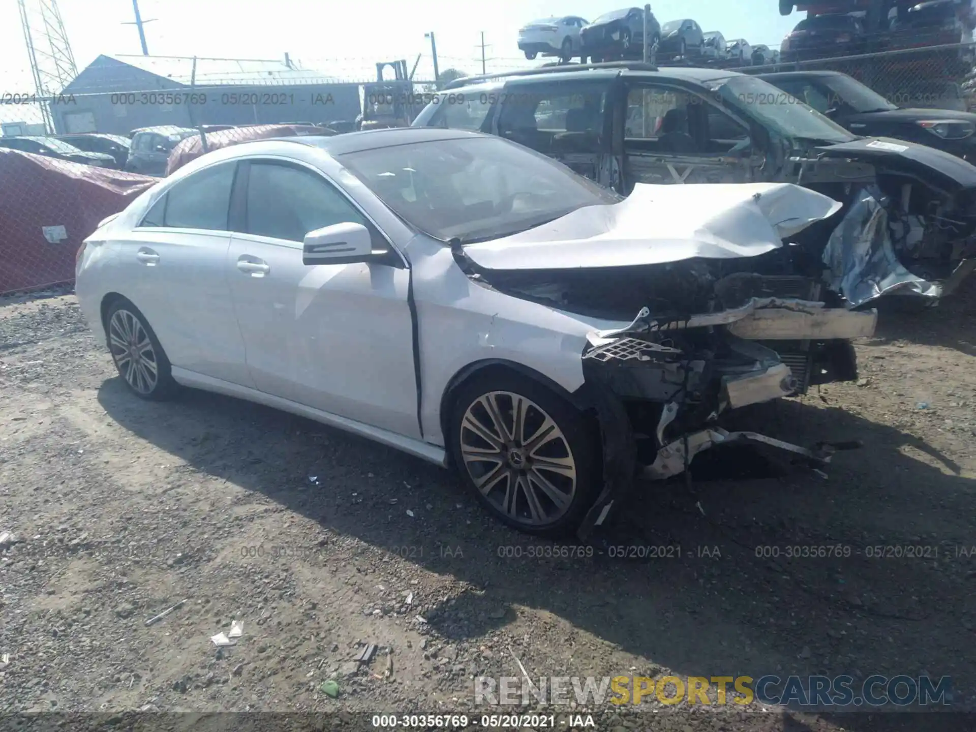 1 Photograph of a damaged car WDDSJ4GB3KN736513 MERCEDES-BENZ CLA 2019