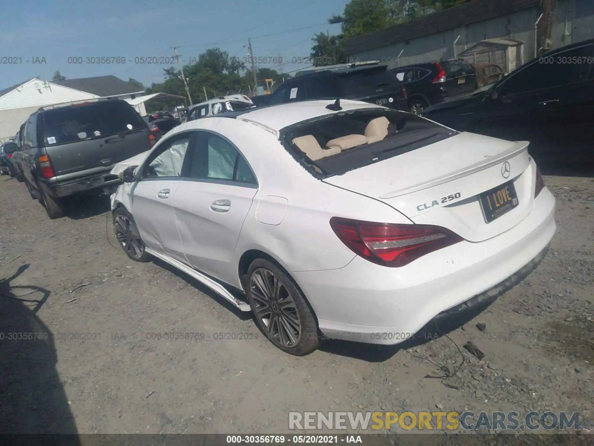 3 Photograph of a damaged car WDDSJ4GB3KN736513 MERCEDES-BENZ CLA 2019