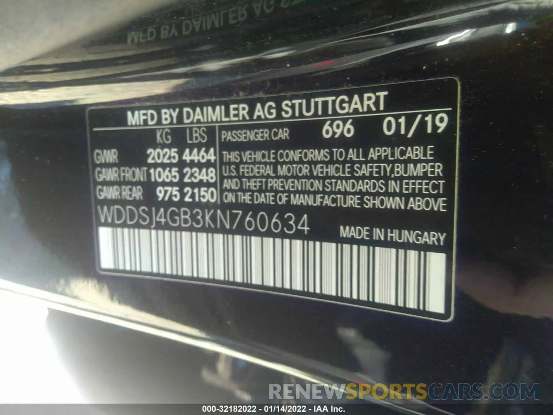 9 Photograph of a damaged car WDDSJ4GB3KN760634 MERCEDES-BENZ CLA 2019