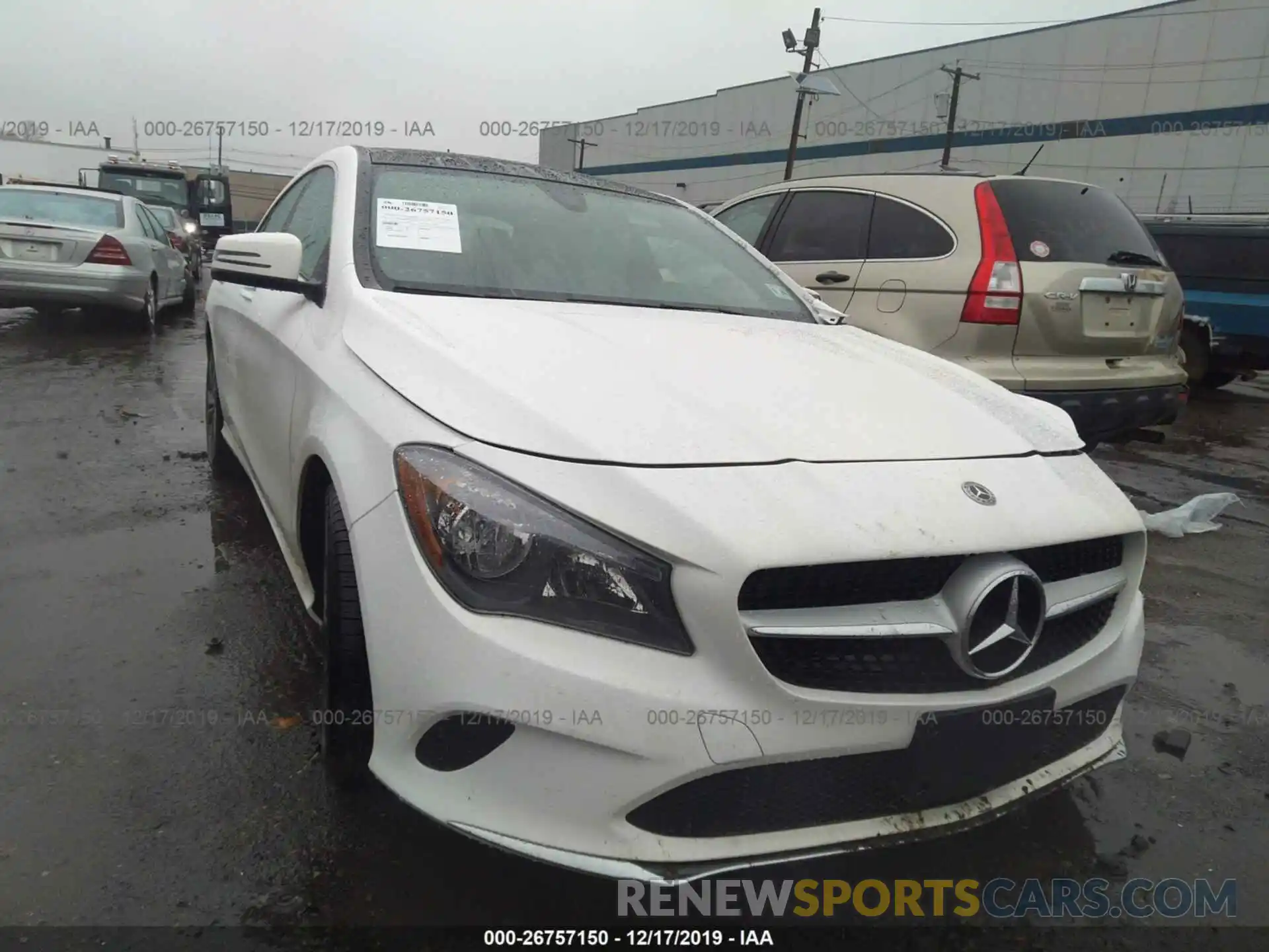 1 Photograph of a damaged car WDDSJ4GB3KN763596 MERCEDES-BENZ CLA 2019