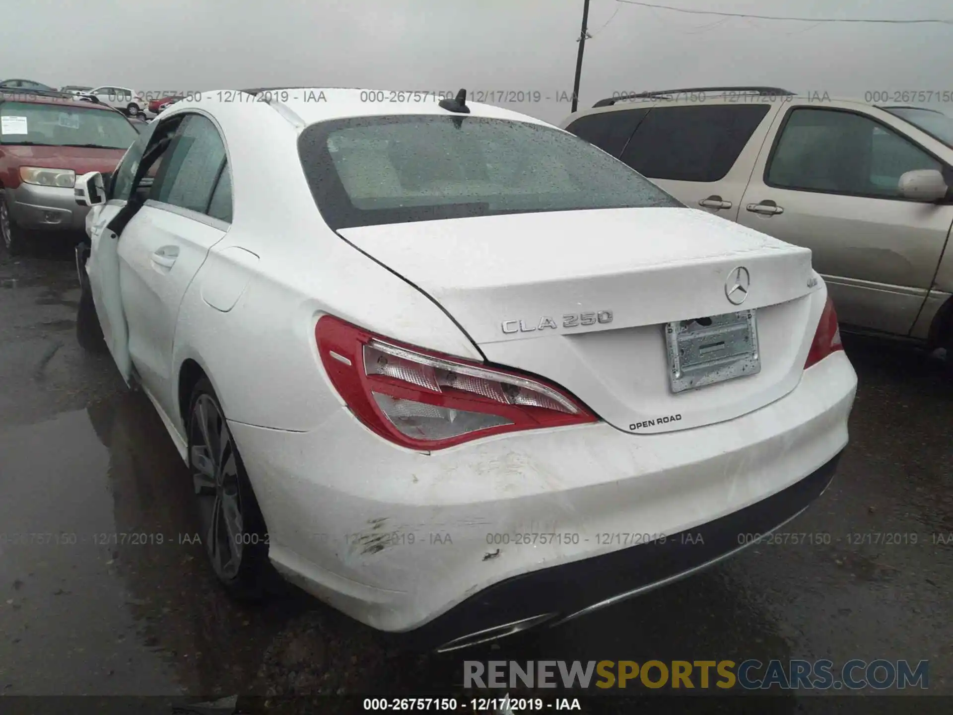 3 Photograph of a damaged car WDDSJ4GB3KN763596 MERCEDES-BENZ CLA 2019