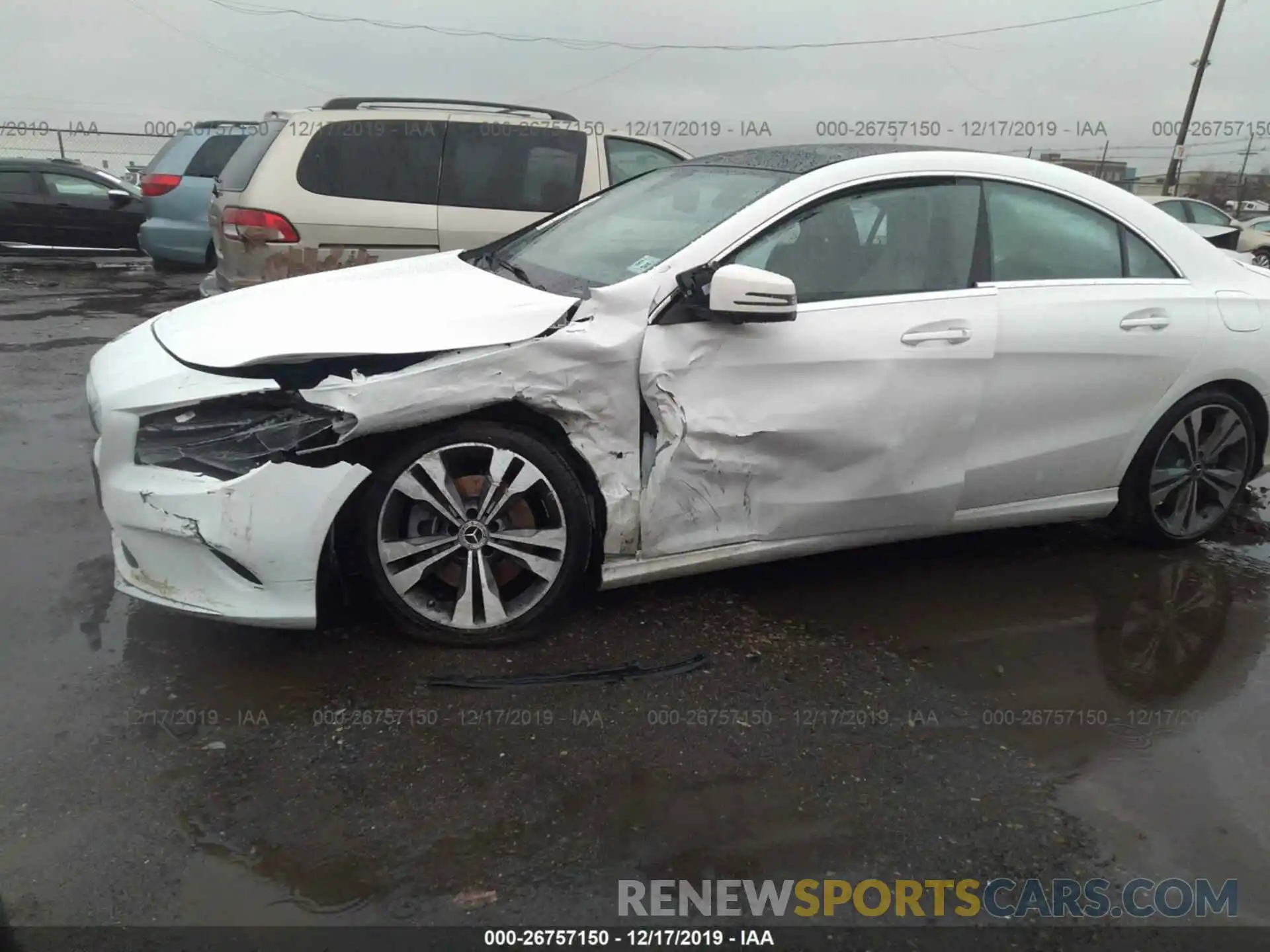 6 Photograph of a damaged car WDDSJ4GB3KN763596 MERCEDES-BENZ CLA 2019