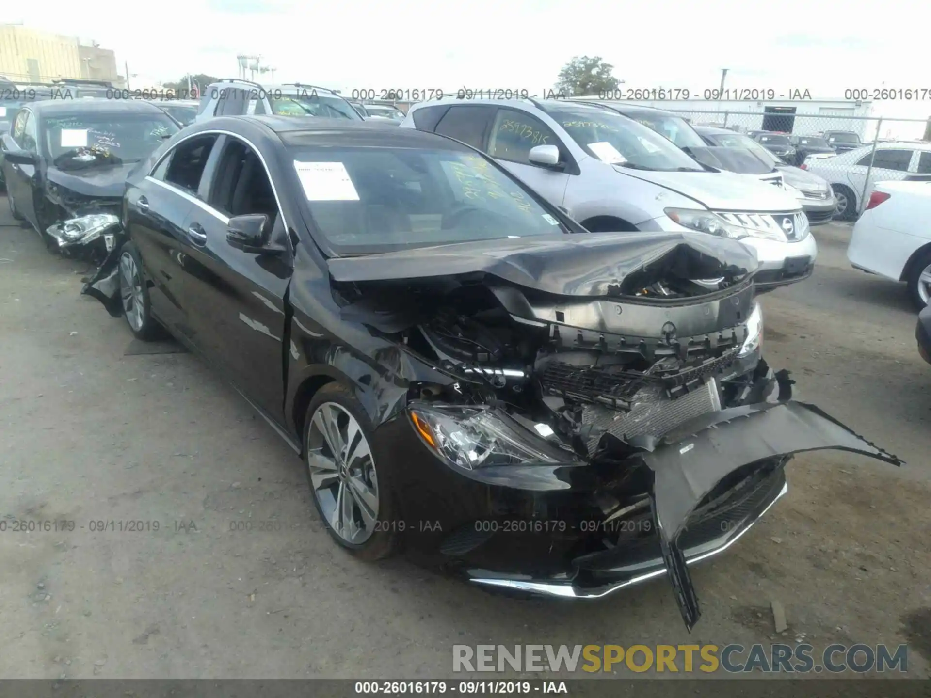 1 Photograph of a damaged car WDDSJ4GB3KN766501 MERCEDES-BENZ CLA 2019