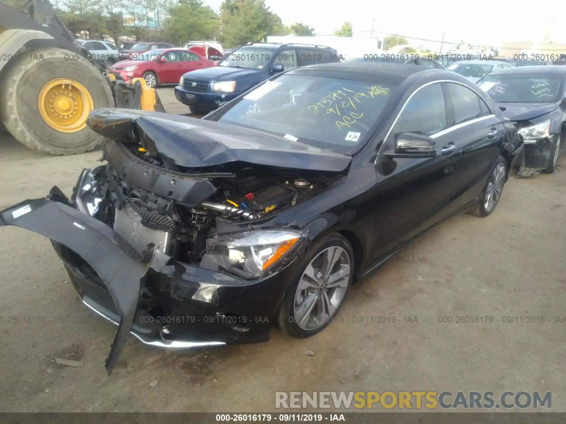 2 Photograph of a damaged car WDDSJ4GB3KN766501 MERCEDES-BENZ CLA 2019