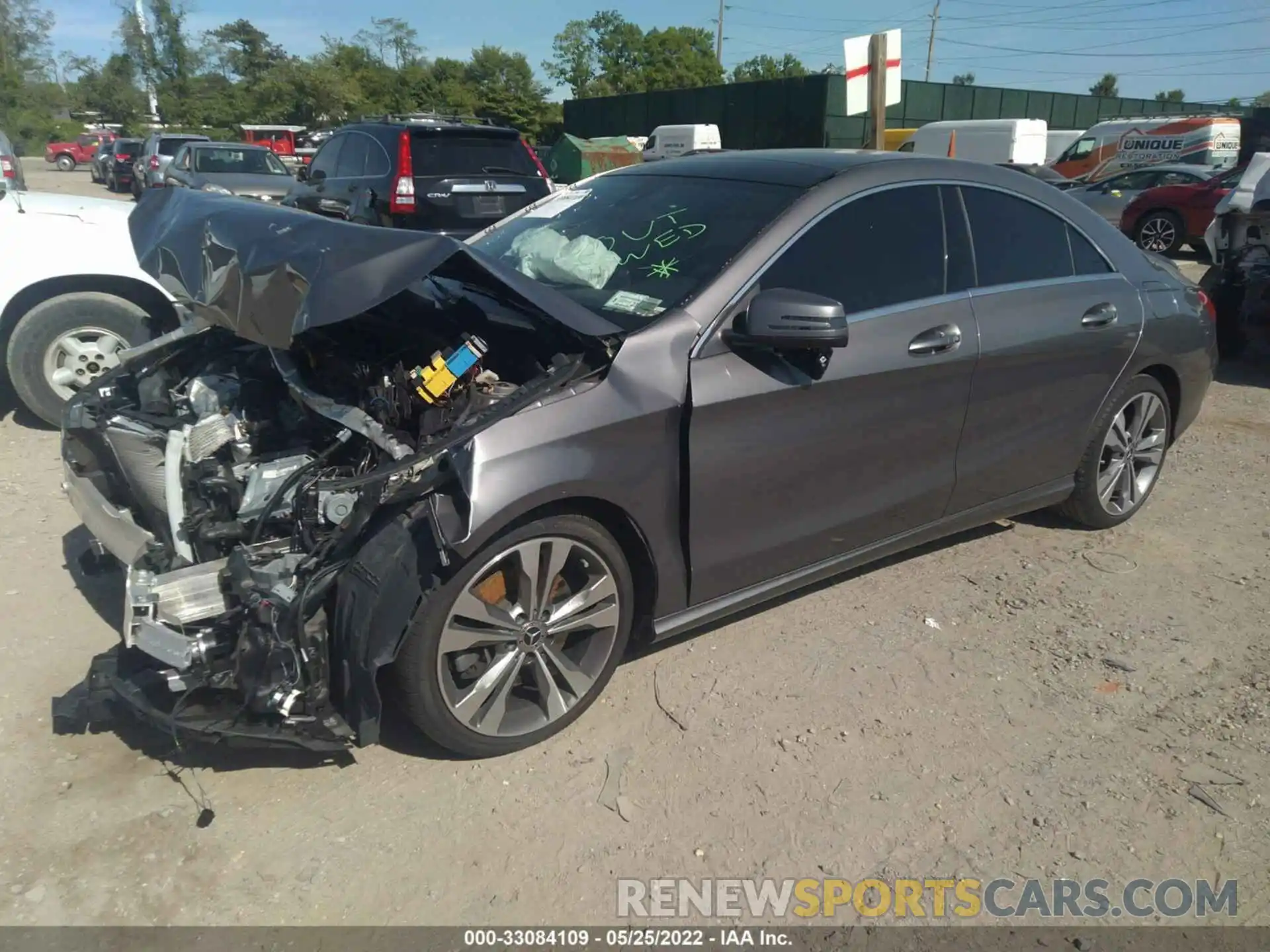 2 Photograph of a damaged car WDDSJ4GB4KN719946 MERCEDES-BENZ CLA 2019