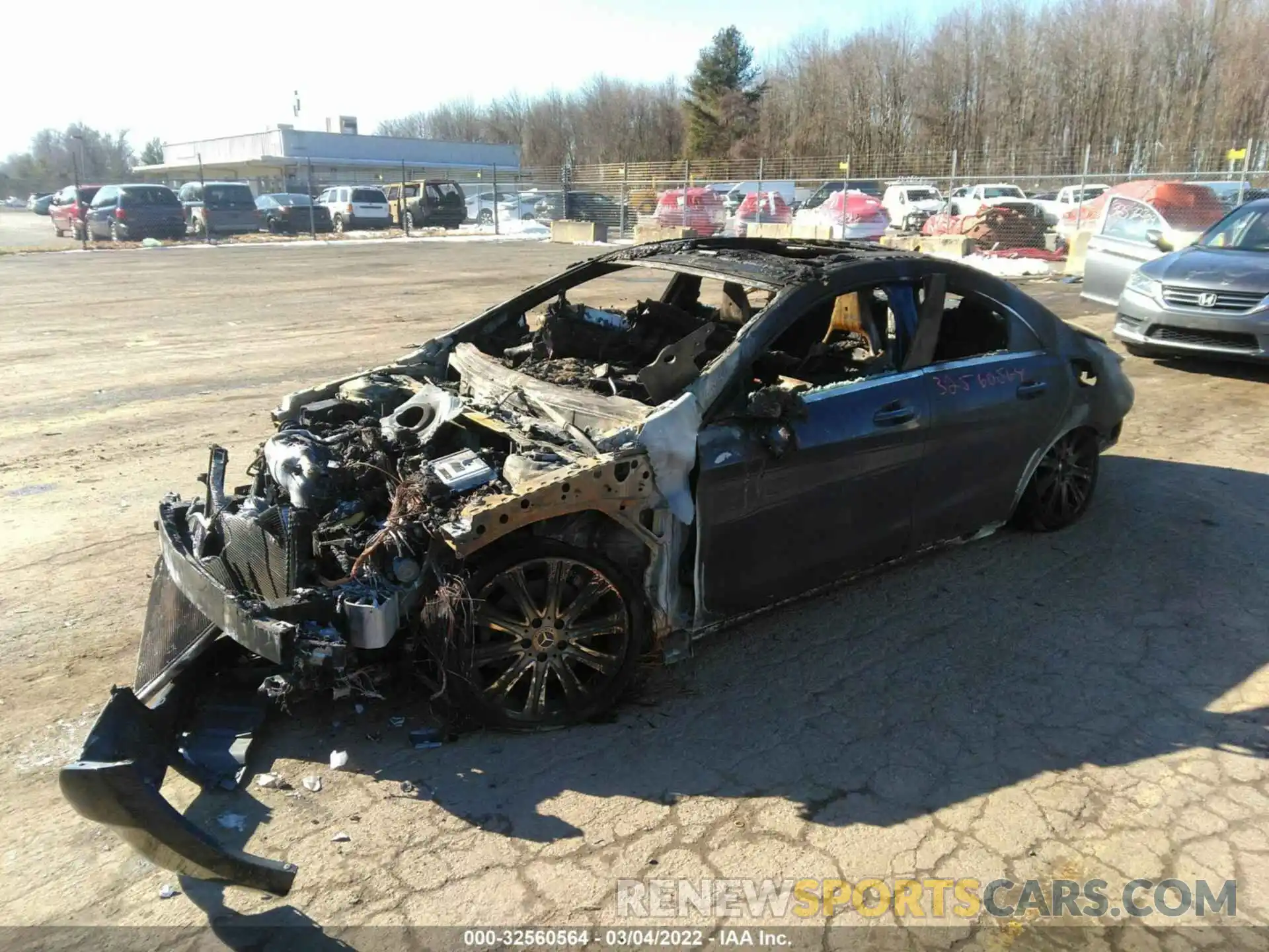 2 Photograph of a damaged car WDDSJ4GB4KN726122 MERCEDES-BENZ CLA 2019