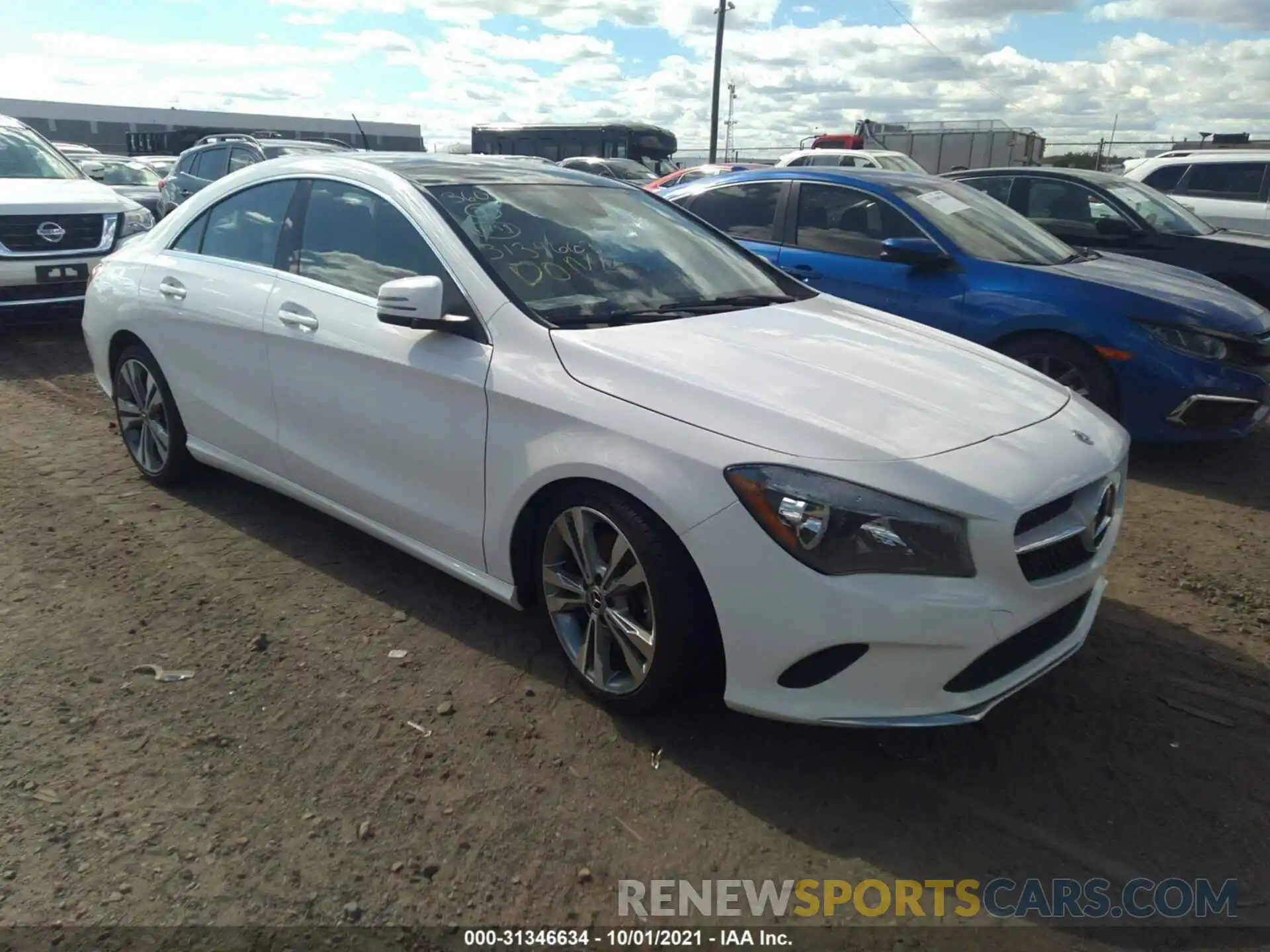 1 Photograph of a damaged car WDDSJ4GB4KN738271 MERCEDES-BENZ CLA 2019