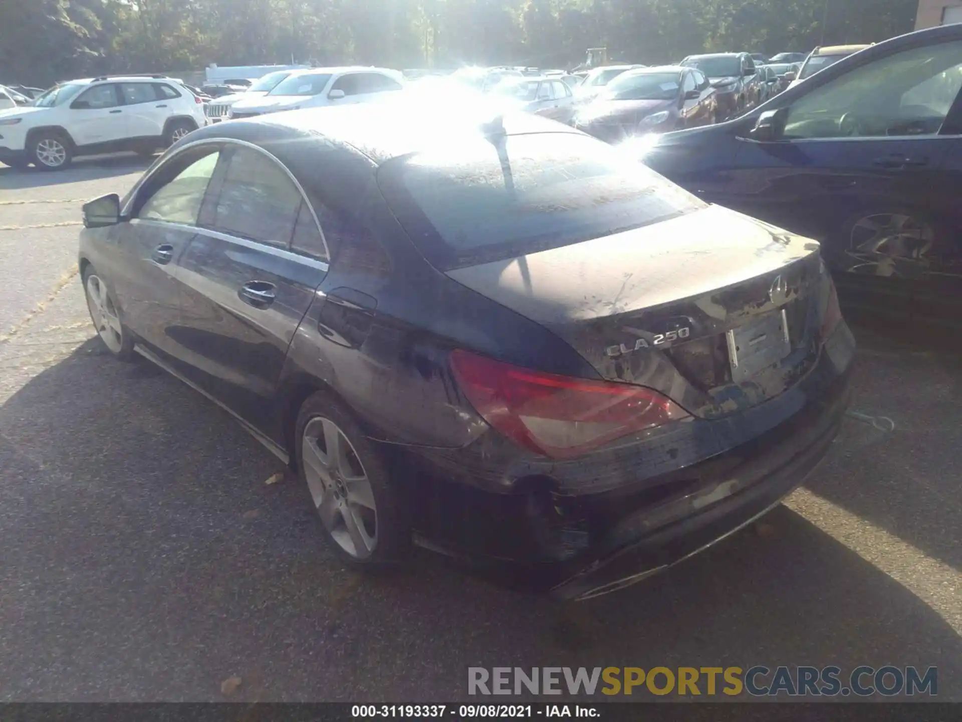 3 Photograph of a damaged car WDDSJ4GB4KN745950 MERCEDES-BENZ CLA 2019