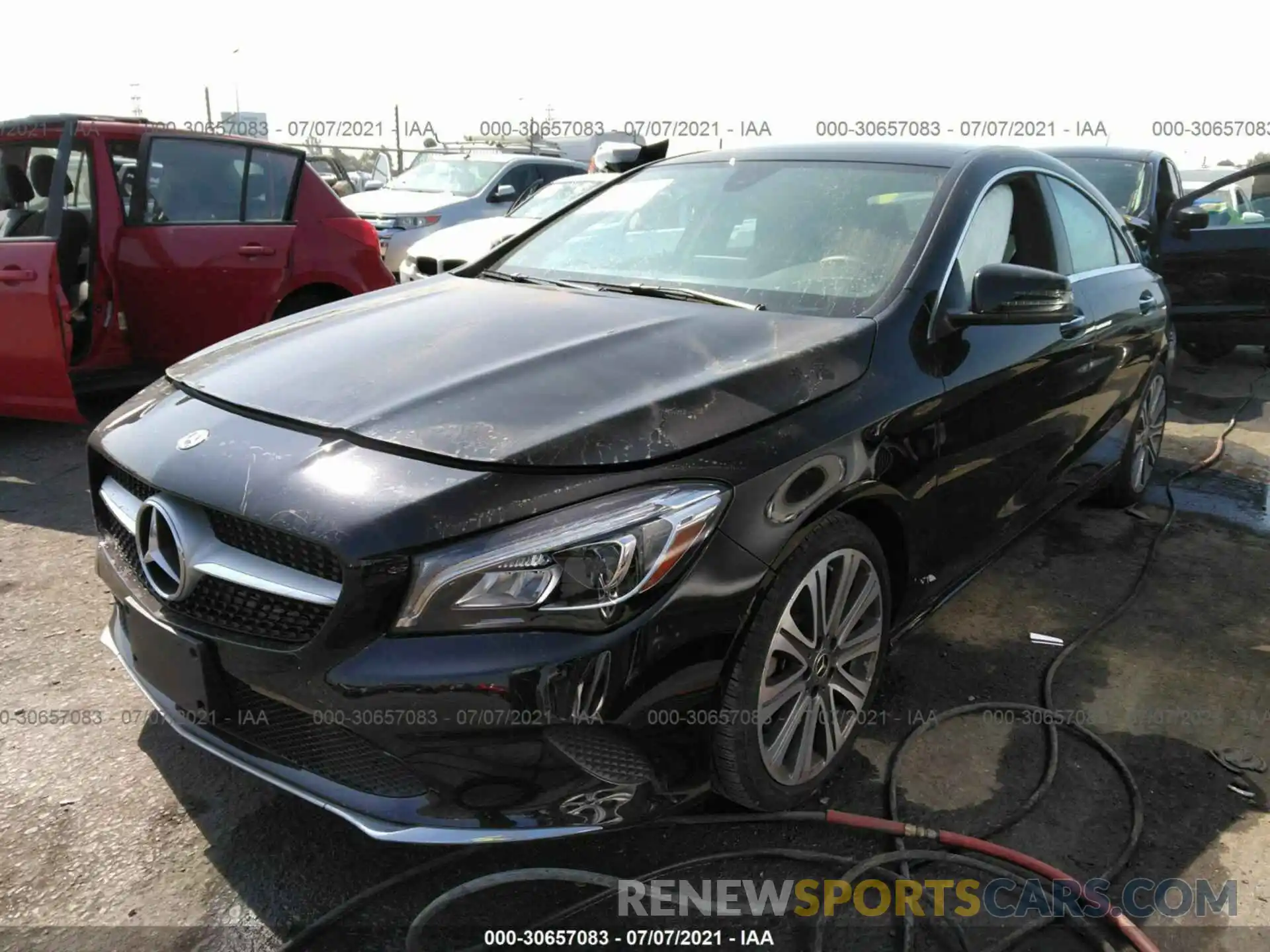 2 Photograph of a damaged car WDDSJ4GB4KN757452 MERCEDES-BENZ CLA 2019