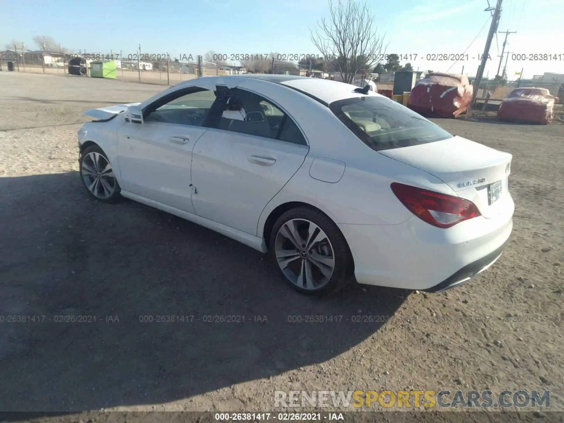 3 Photograph of a damaged car WDDSJ4GB4KN763915 MERCEDES-BENZ CLA 2019