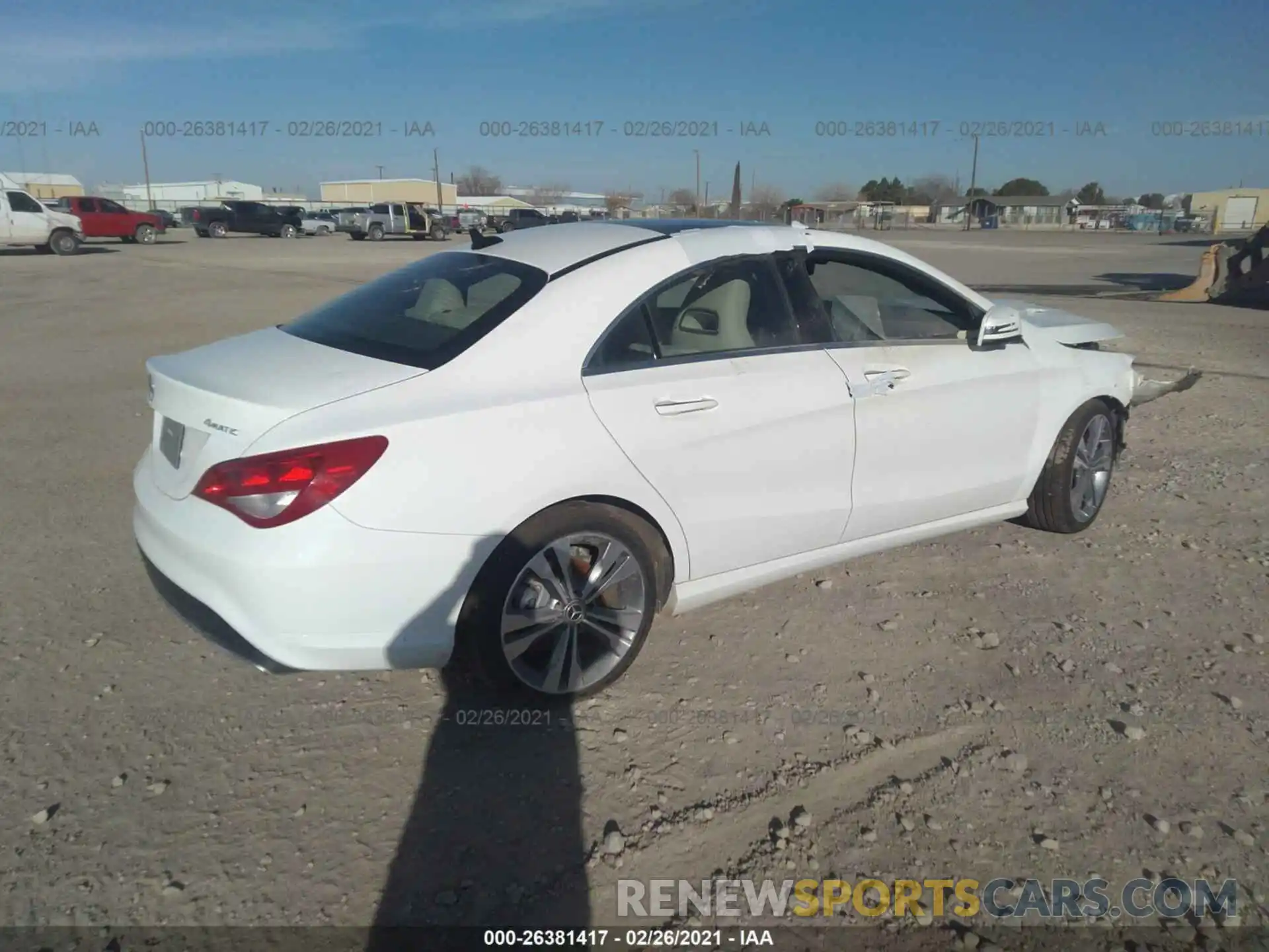 4 Photograph of a damaged car WDDSJ4GB4KN763915 MERCEDES-BENZ CLA 2019