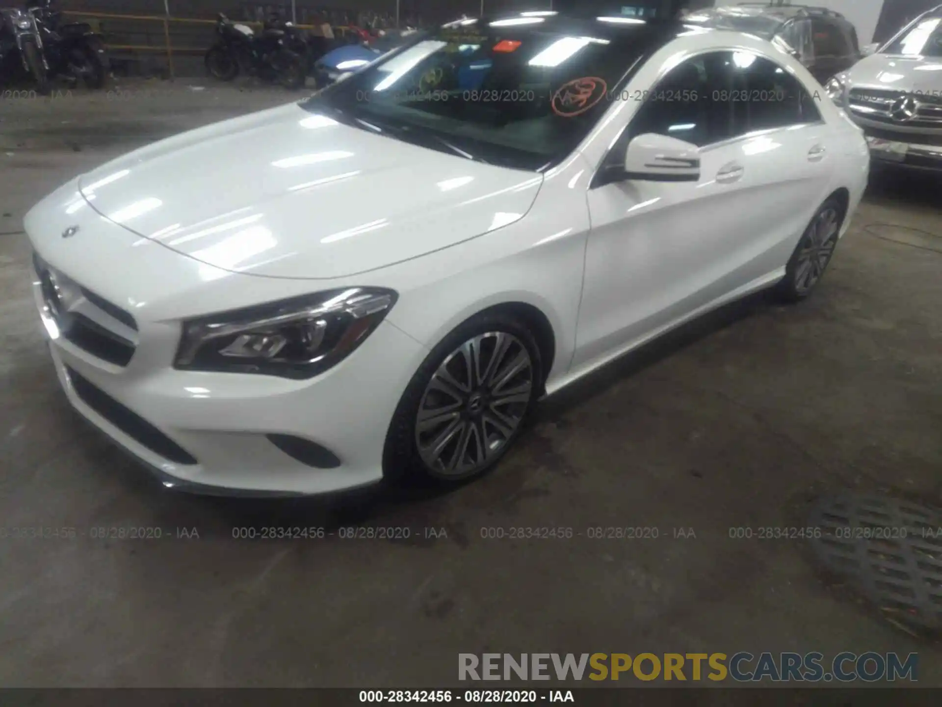 2 Photograph of a damaged car WDDSJ4GB5KN723133 MERCEDES-BENZ CLA 2019