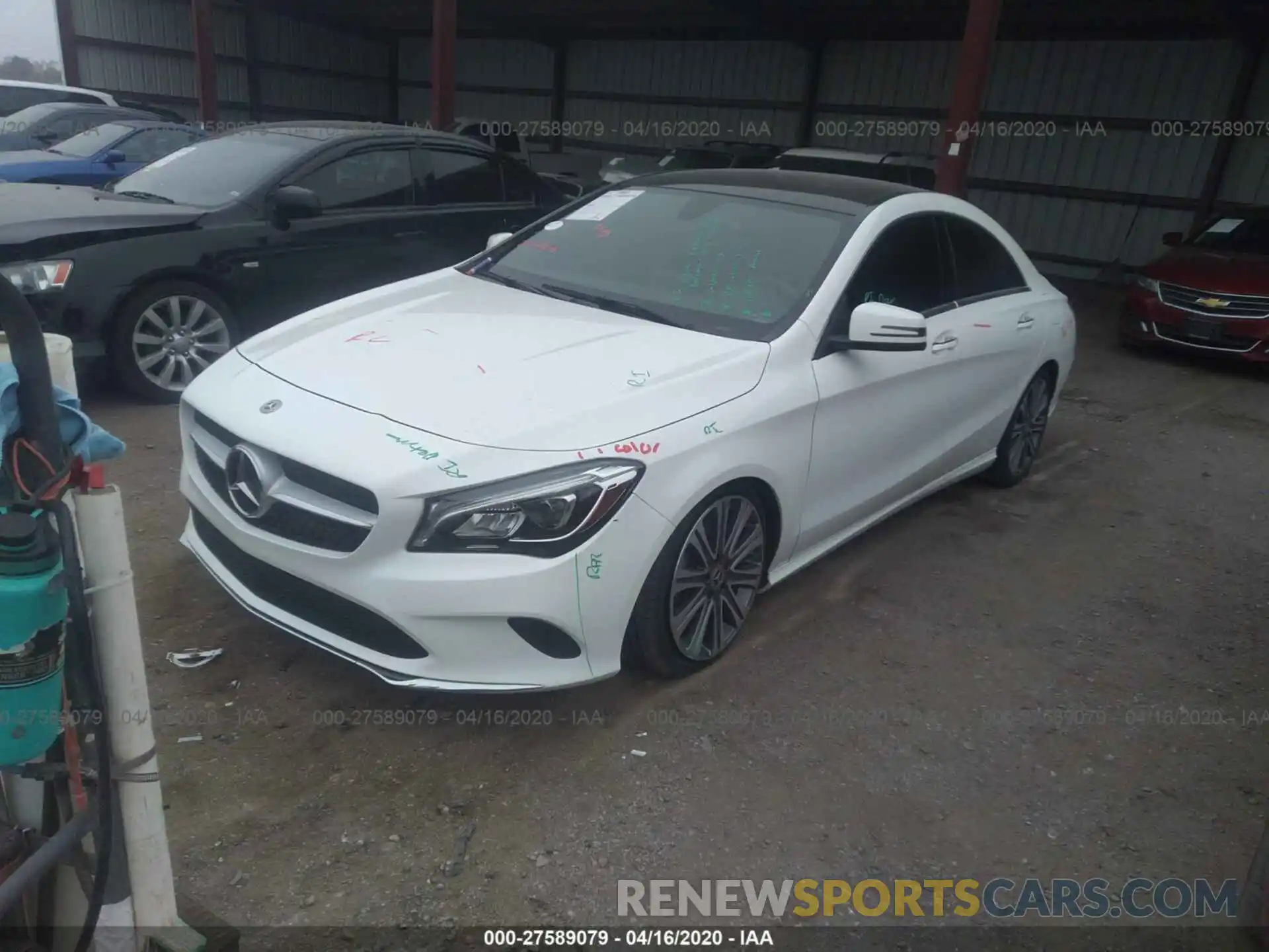 2 Фотография поврежденного автомобиля WDDSJ4GB5KN723472 MERCEDES-BENZ CLA 2019