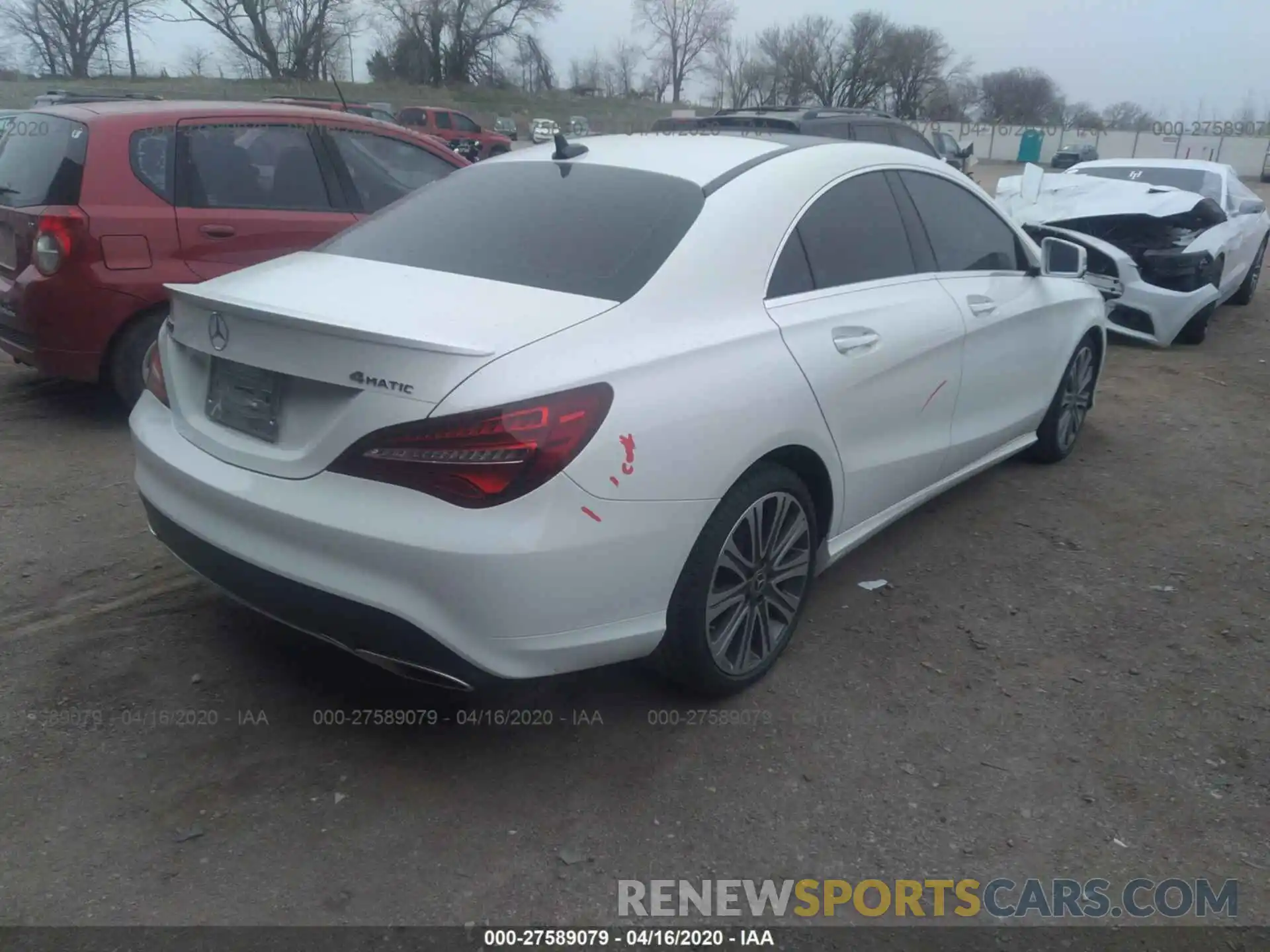 4 Фотография поврежденного автомобиля WDDSJ4GB5KN723472 MERCEDES-BENZ CLA 2019