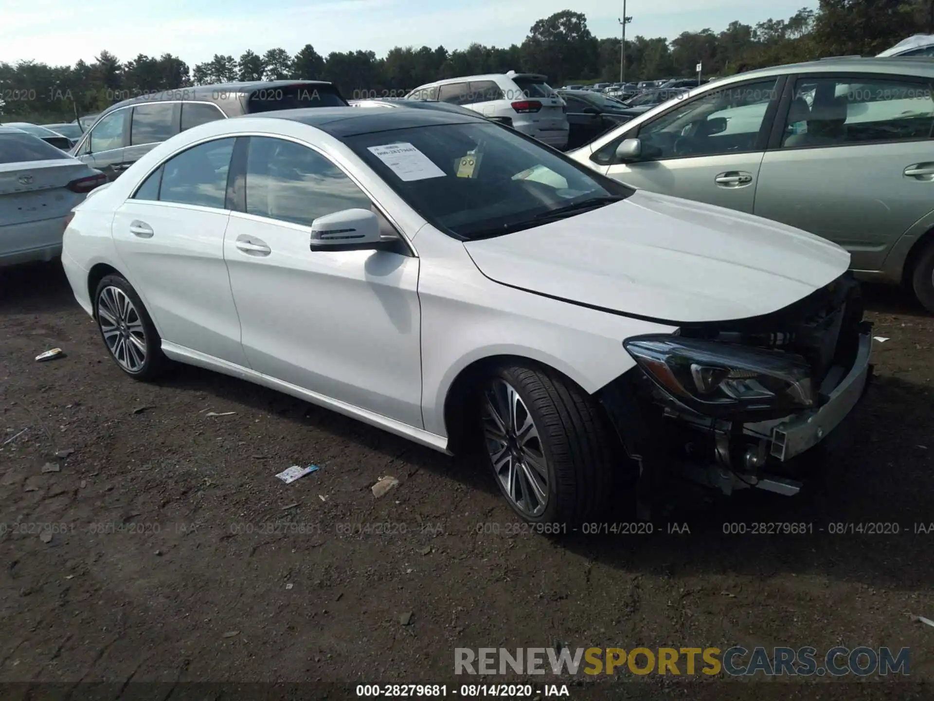 1 Photograph of a damaged car WDDSJ4GB6KN722654 MERCEDES-BENZ CLA 2019