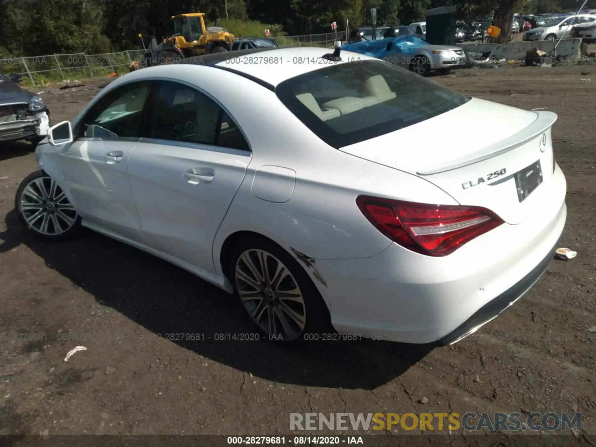 3 Photograph of a damaged car WDDSJ4GB6KN722654 MERCEDES-BENZ CLA 2019