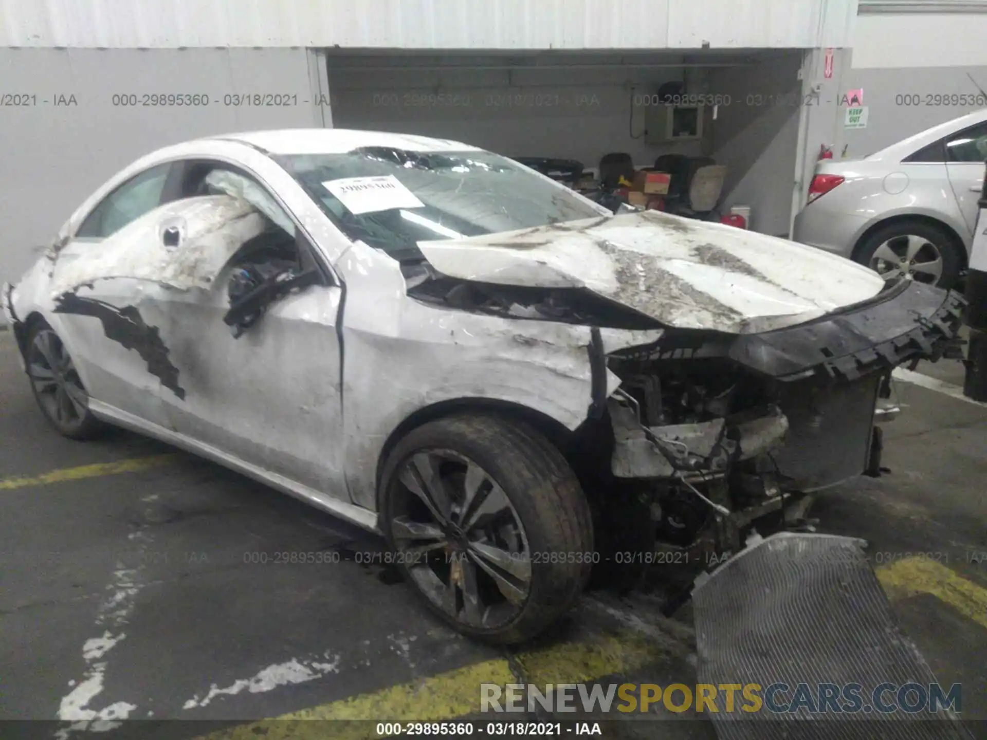 1 Photograph of a damaged car WDDSJ4GB6KN734156 MERCEDES-BENZ CLA 2019