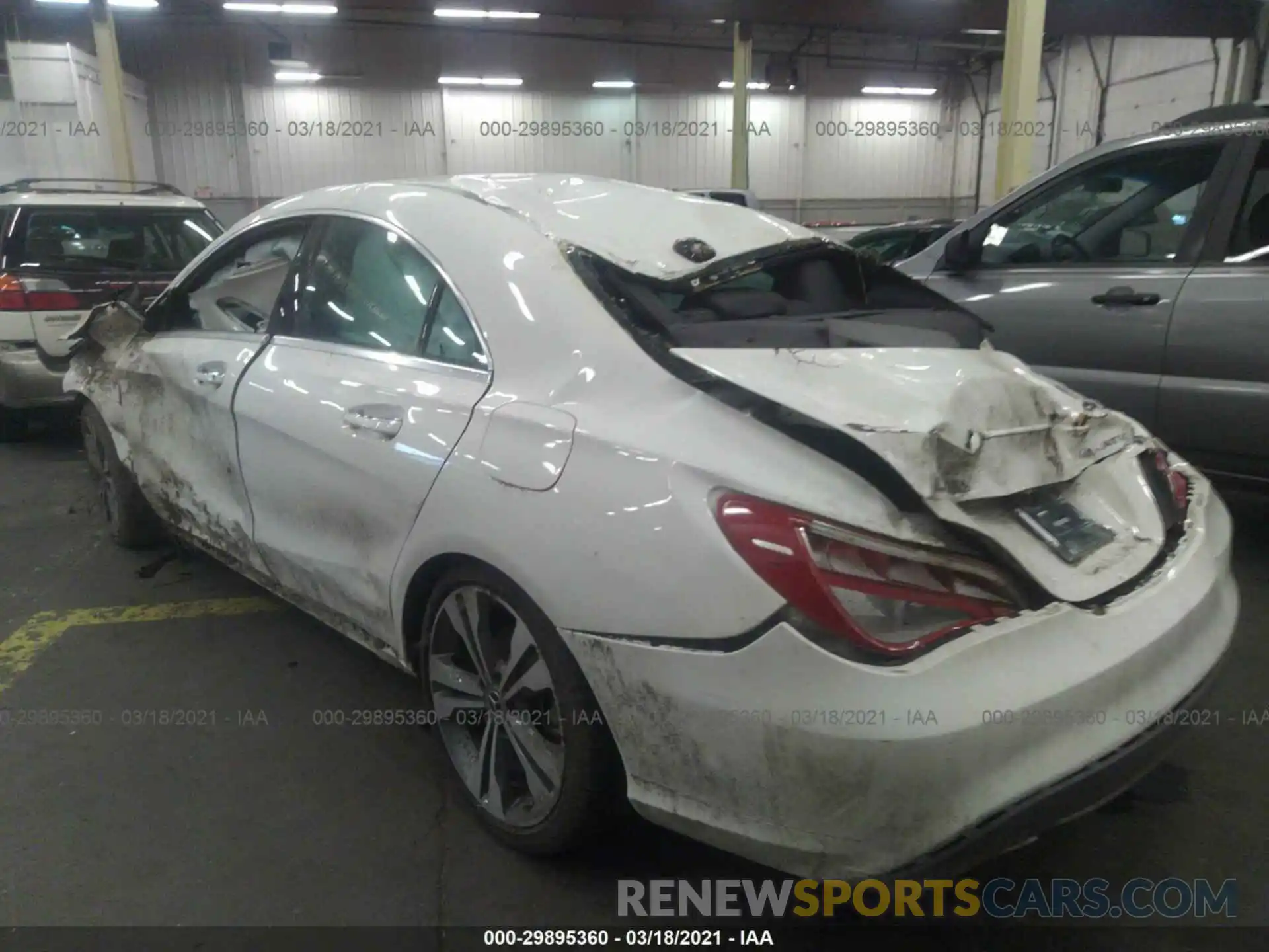 3 Photograph of a damaged car WDDSJ4GB6KN734156 MERCEDES-BENZ CLA 2019