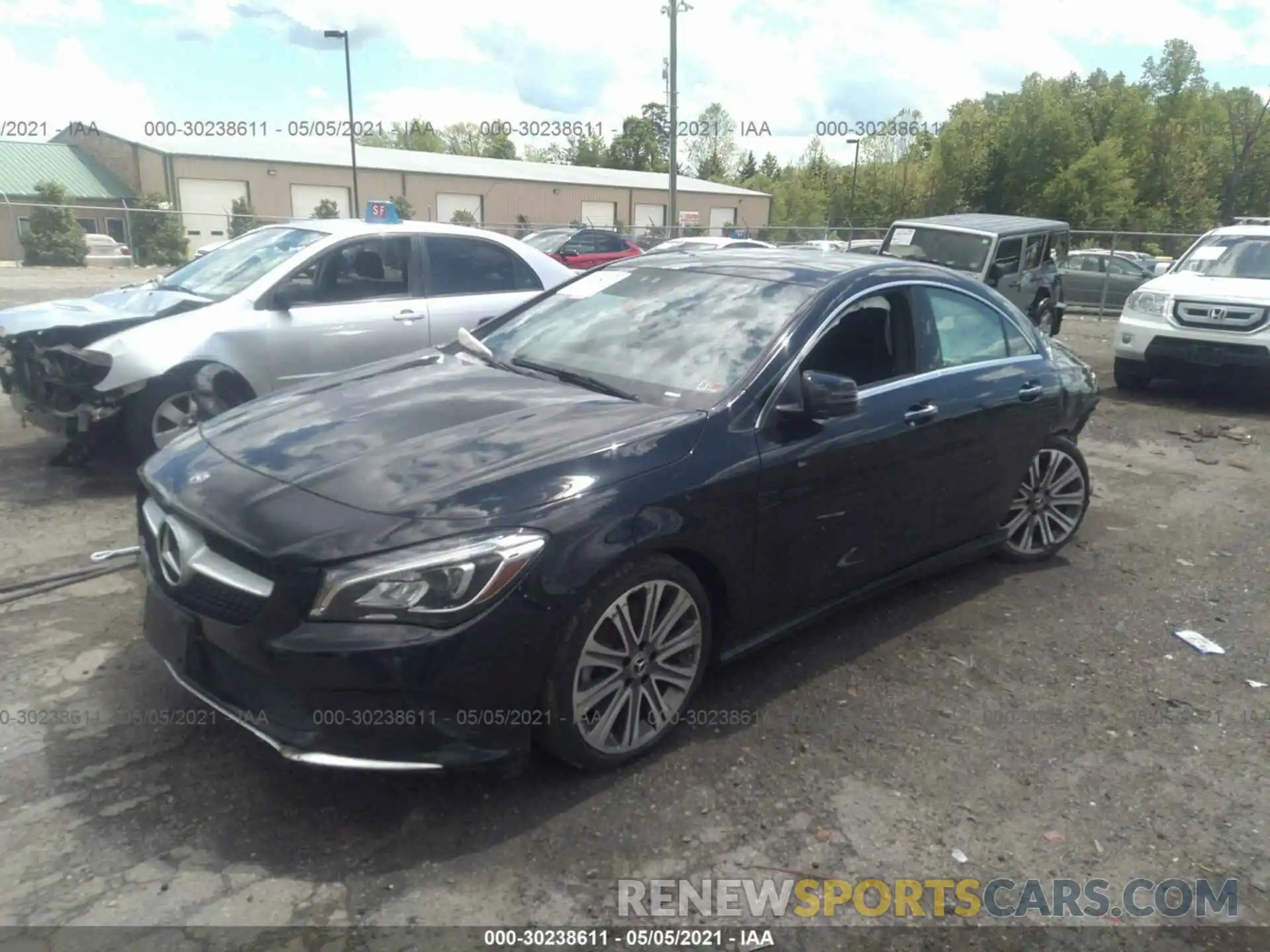 2 Фотография поврежденного автомобиля WDDSJ4GB6KN738370 MERCEDES-BENZ CLA 2019