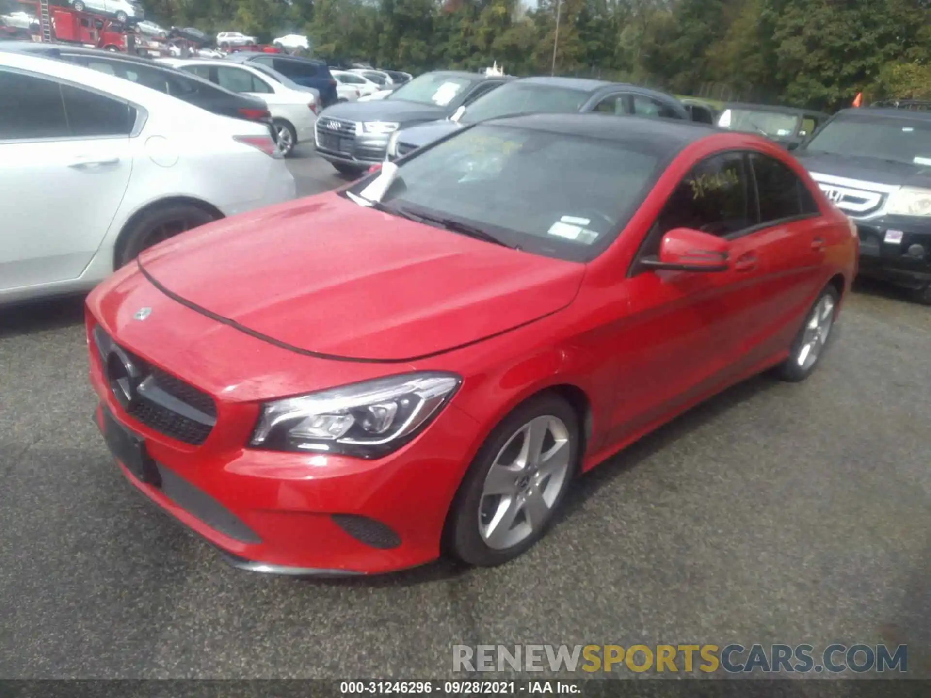 2 Photograph of a damaged car WDDSJ4GB7KN721321 MERCEDES-BENZ CLA 2019