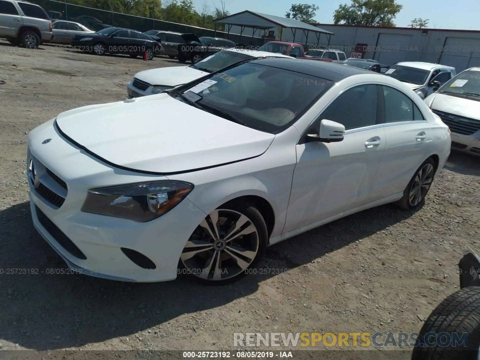 2 Photograph of a damaged car WDDSJ4GB7KN723442 MERCEDES-BENZ CLA 2019