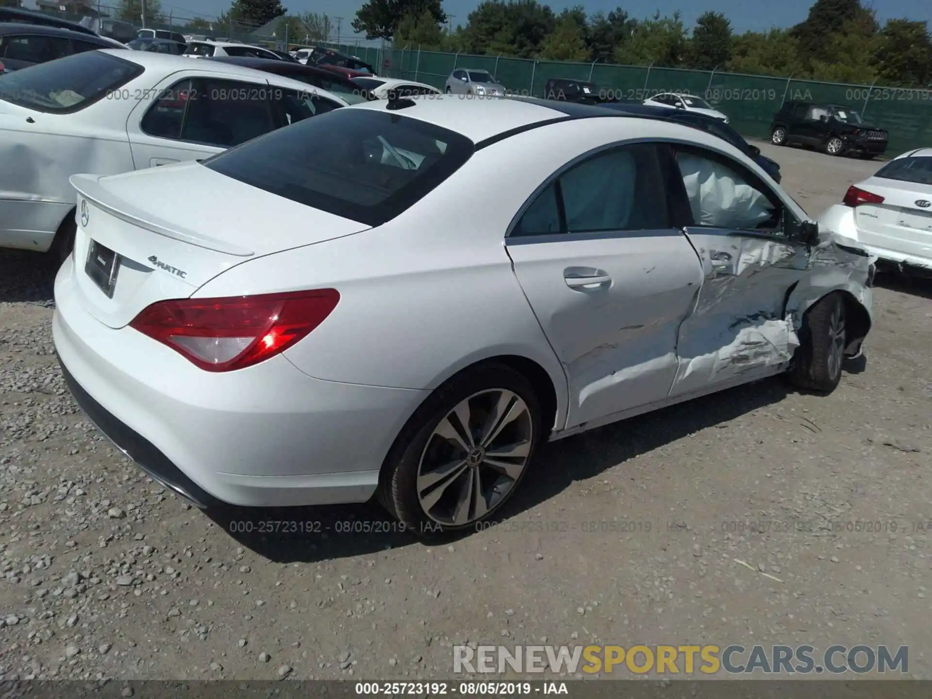 4 Photograph of a damaged car WDDSJ4GB7KN723442 MERCEDES-BENZ CLA 2019