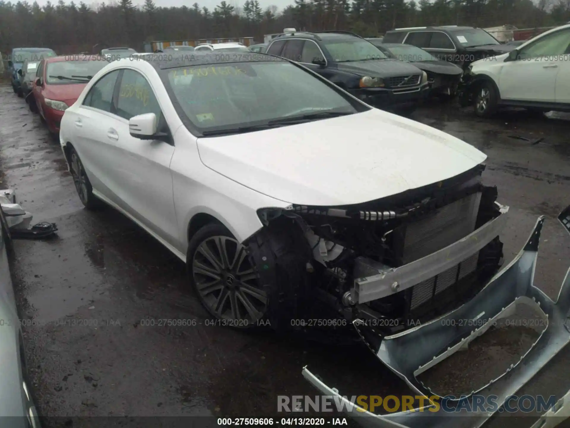 1 Photograph of a damaged car WDDSJ4GB7KN724851 MERCEDES-BENZ CLA 2019