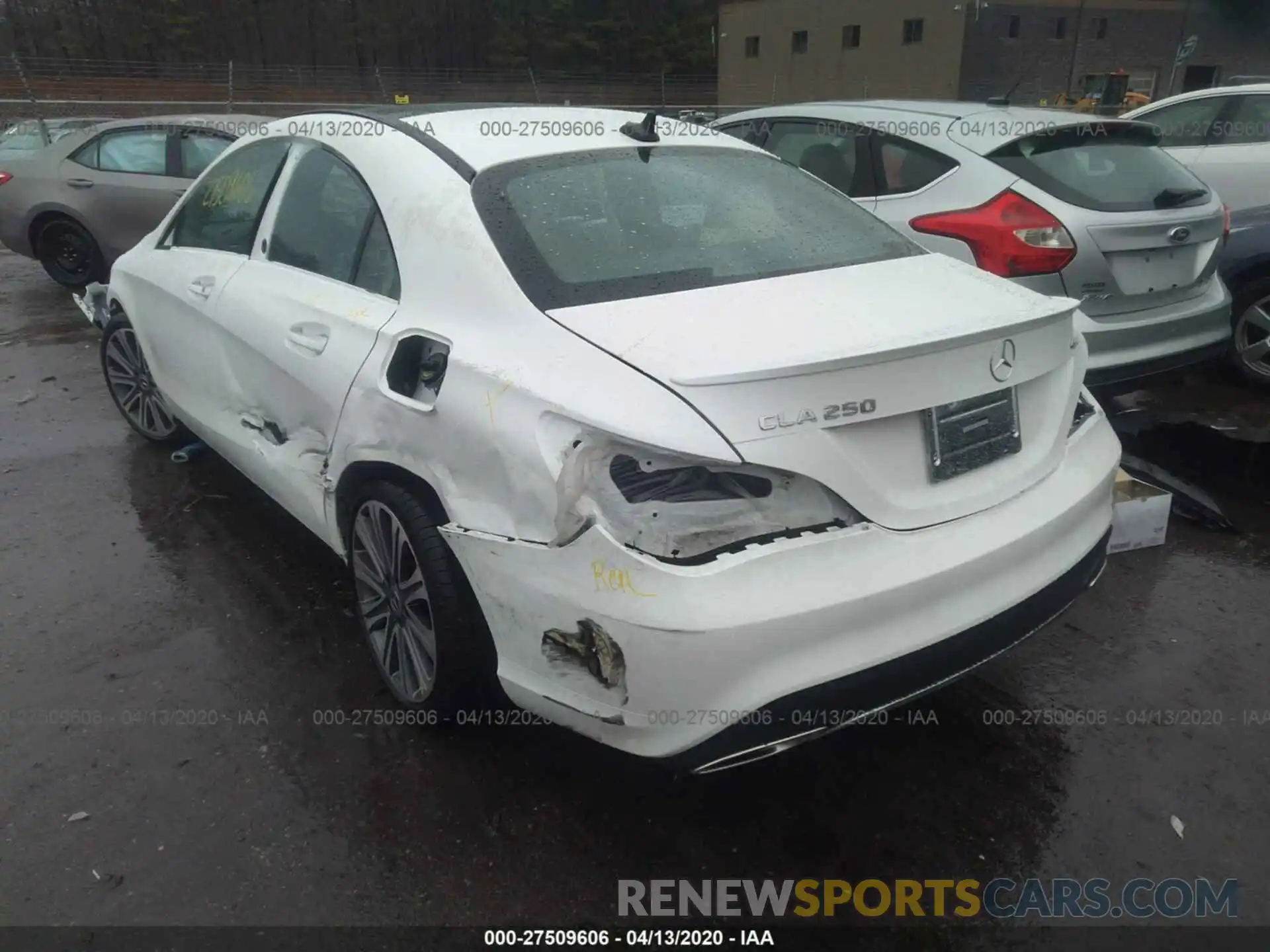 3 Photograph of a damaged car WDDSJ4GB7KN724851 MERCEDES-BENZ CLA 2019