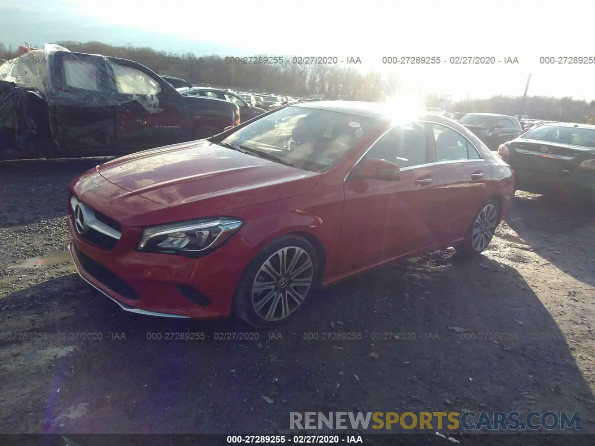 2 Photograph of a damaged car WDDSJ4GB7KN725143 MERCEDES-BENZ CLA 2019