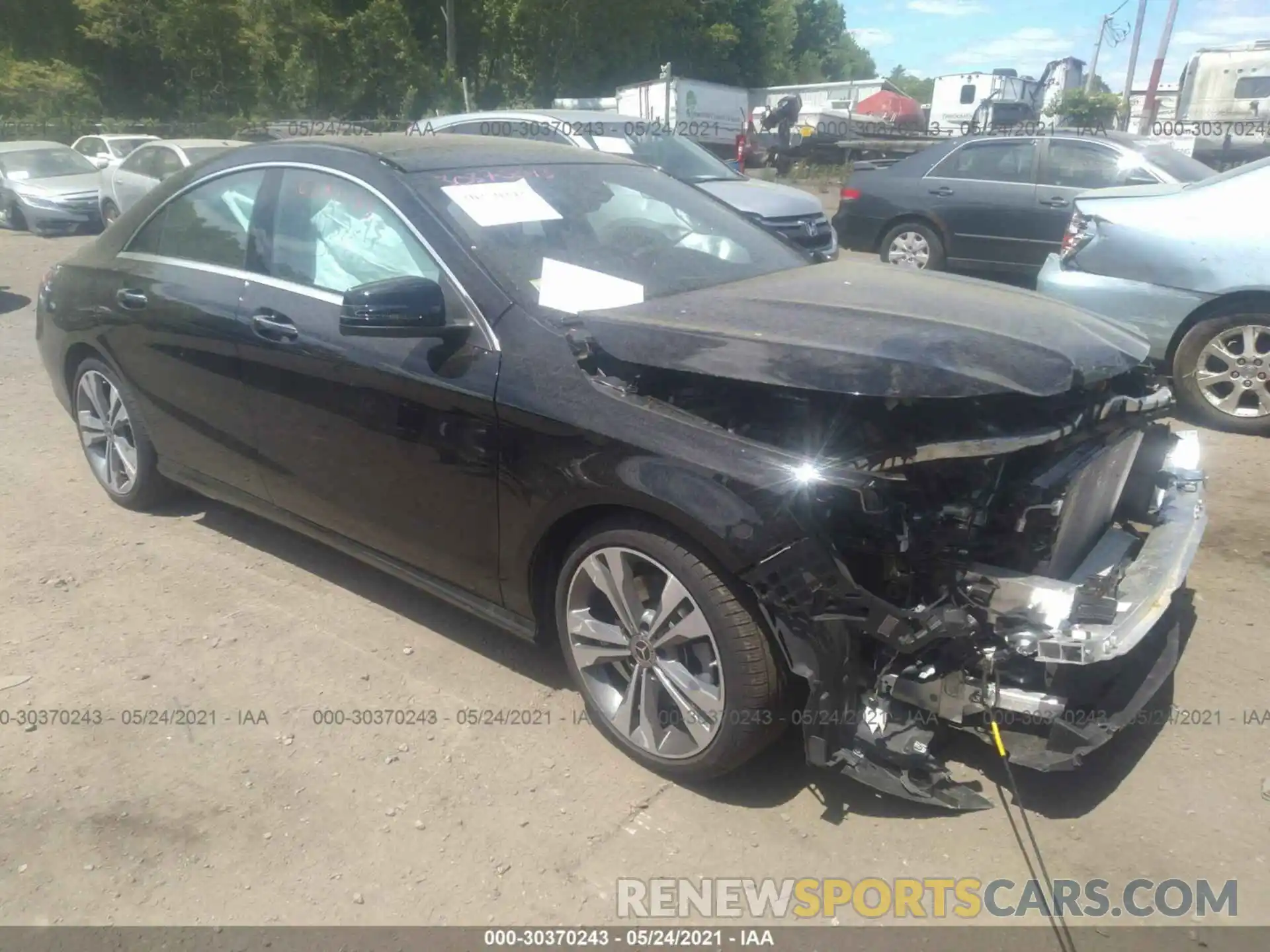 1 Photograph of a damaged car WDDSJ4GB7KN765223 MERCEDES-BENZ CLA 2019