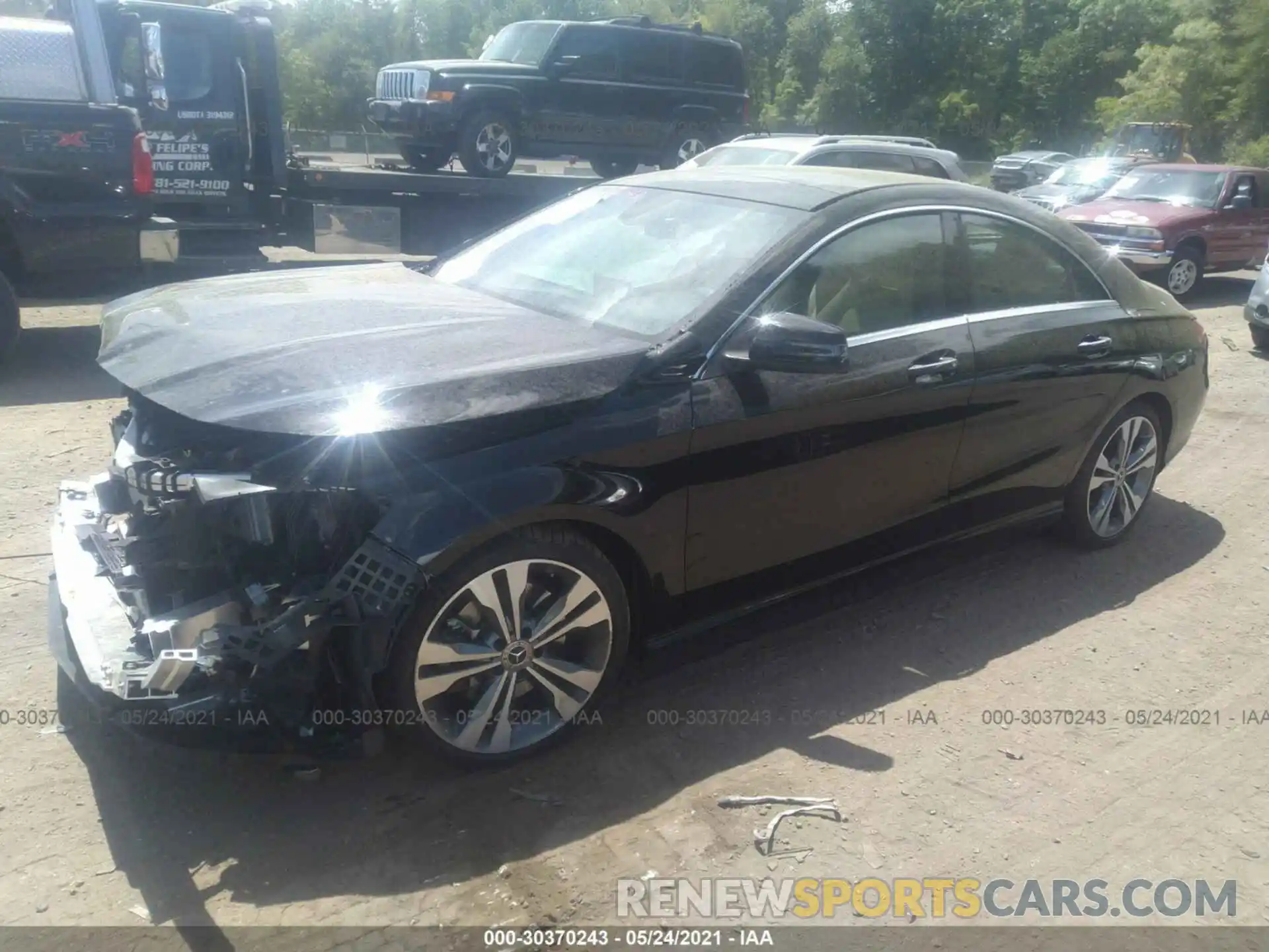 2 Photograph of a damaged car WDDSJ4GB7KN765223 MERCEDES-BENZ CLA 2019