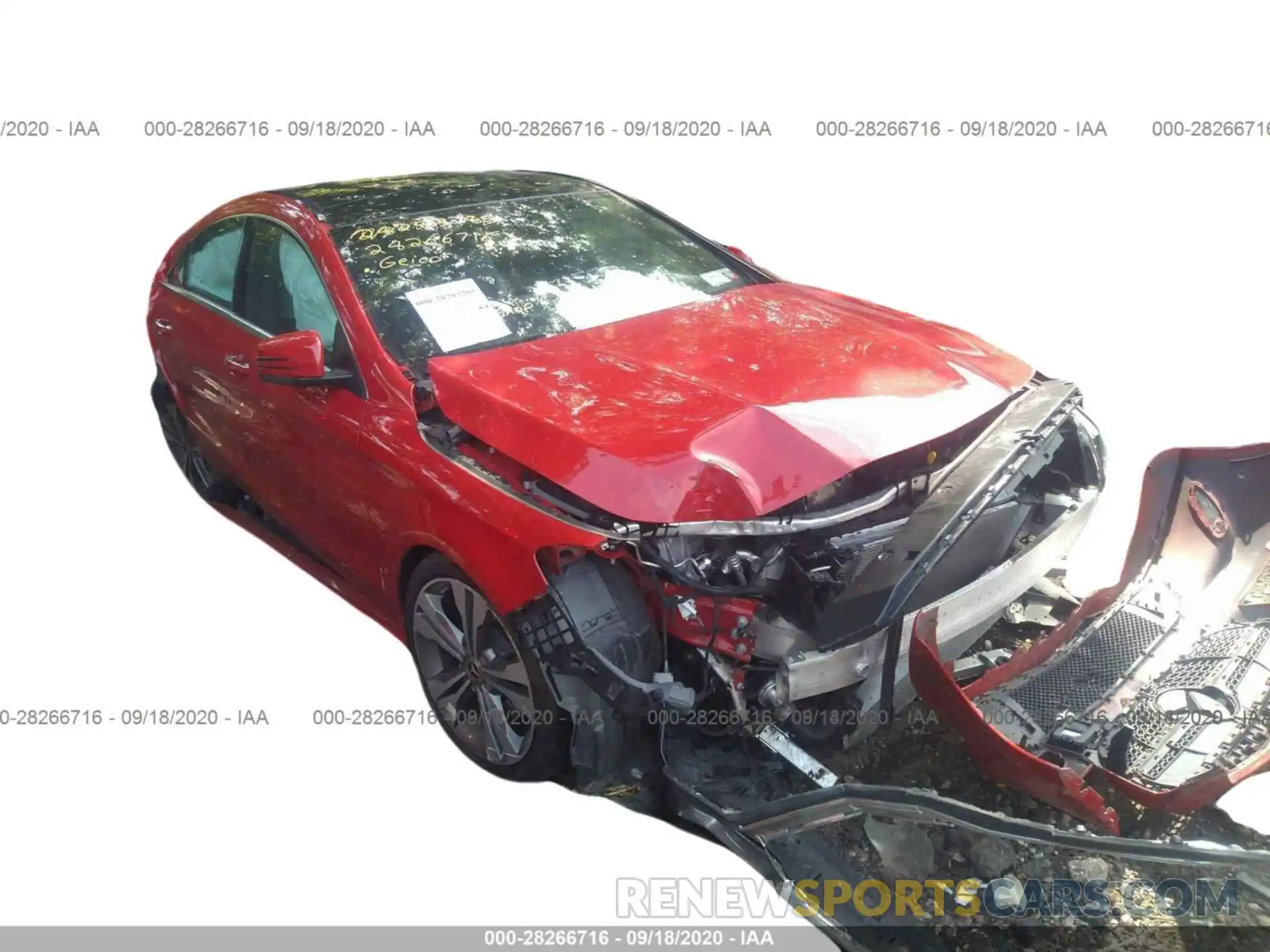 1 Photograph of a damaged car WDDSJ4GB8KN723529 MERCEDES-BENZ CLA 2019