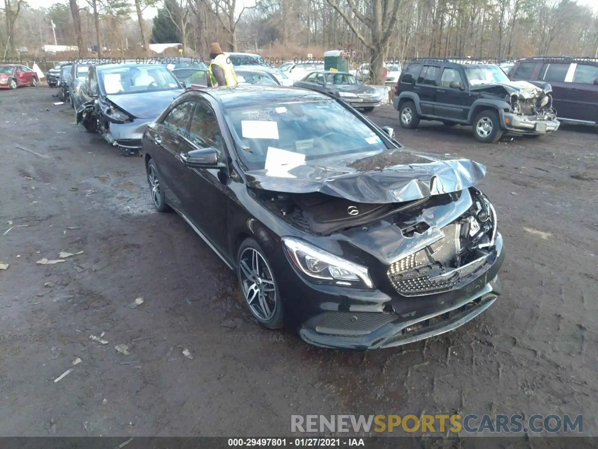 1 Photograph of a damaged car WDDSJ4GB8KN726334 MERCEDES-BENZ CLA 2019