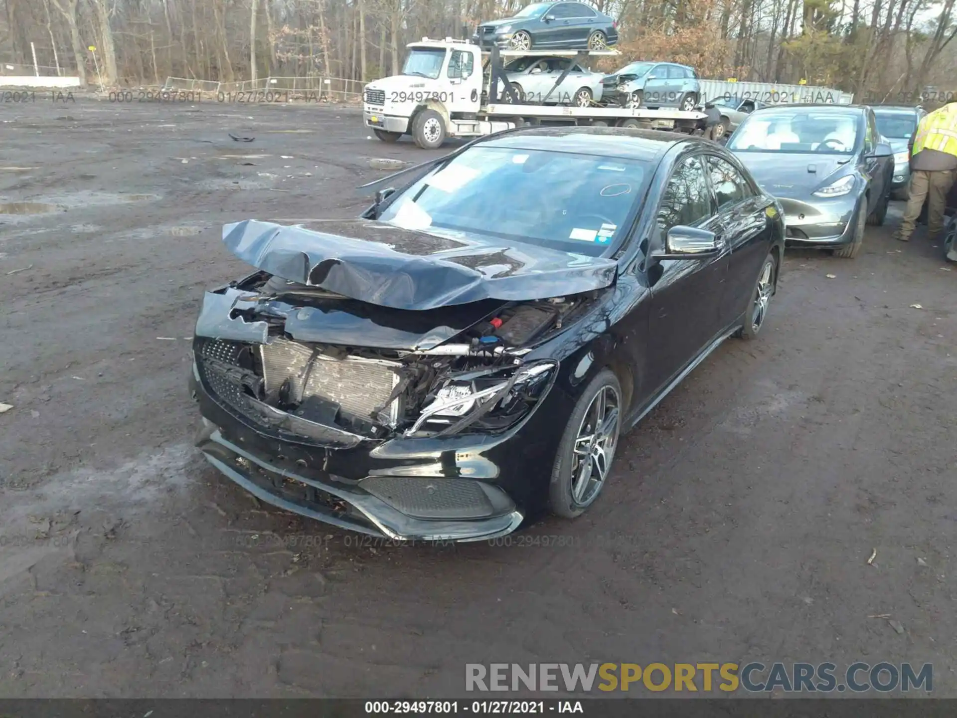 2 Photograph of a damaged car WDDSJ4GB8KN726334 MERCEDES-BENZ CLA 2019