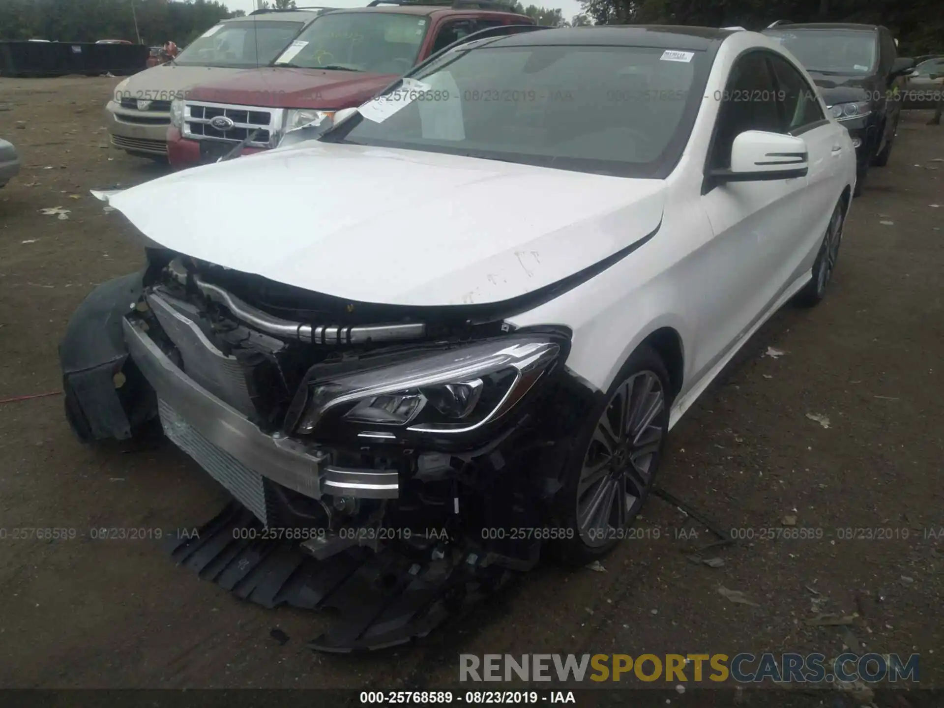 2 Photograph of a damaged car WDDSJ4GB8KN728424 MERCEDES-BENZ CLA 2019