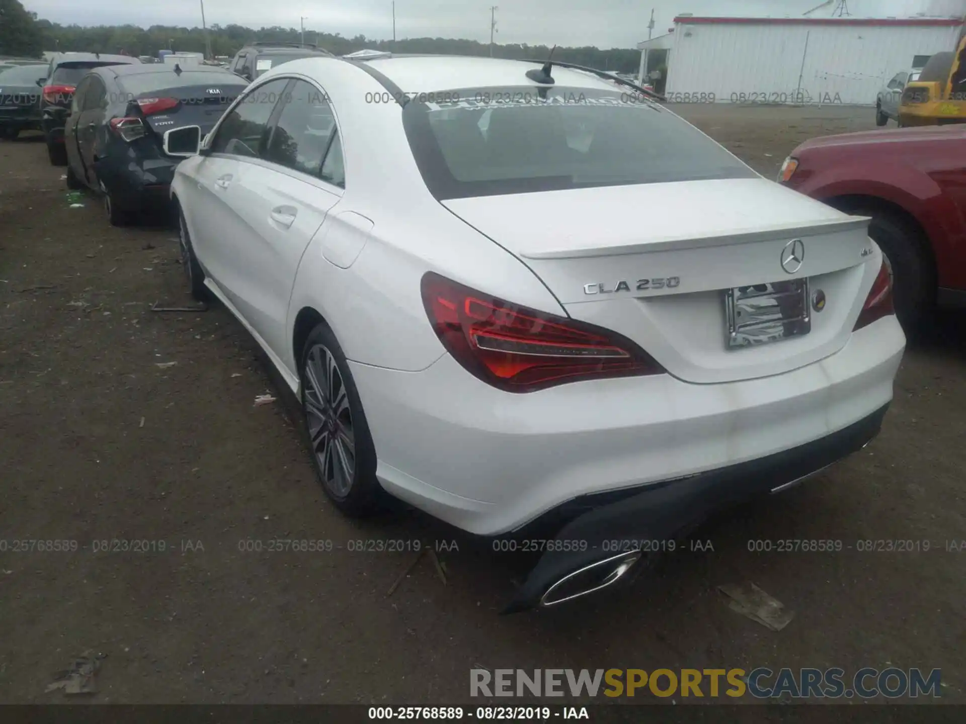 3 Photograph of a damaged car WDDSJ4GB8KN728424 MERCEDES-BENZ CLA 2019