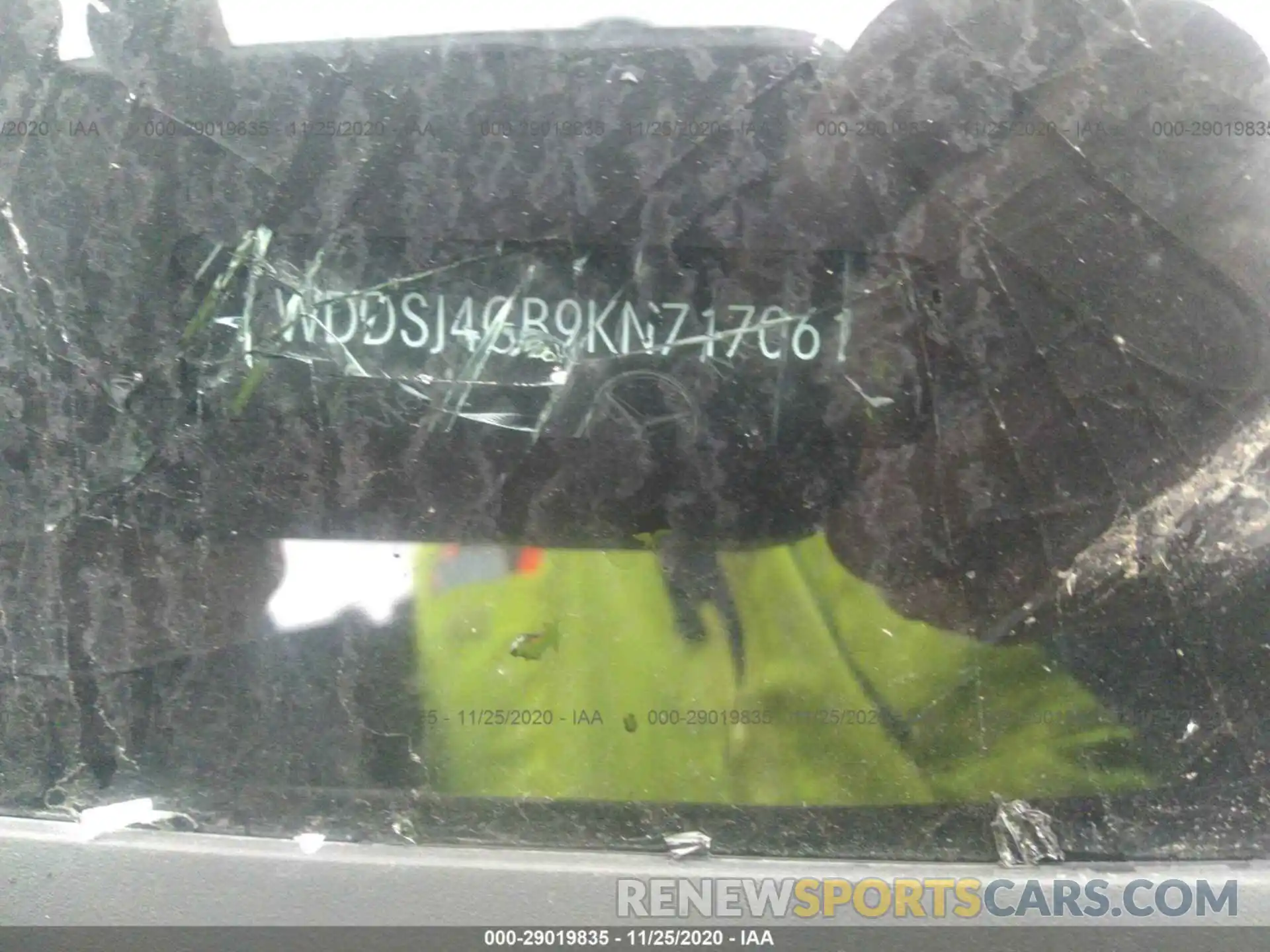 9 Photograph of a damaged car WDDSJ4GB9KN717061 MERCEDES-BENZ CLA 2019