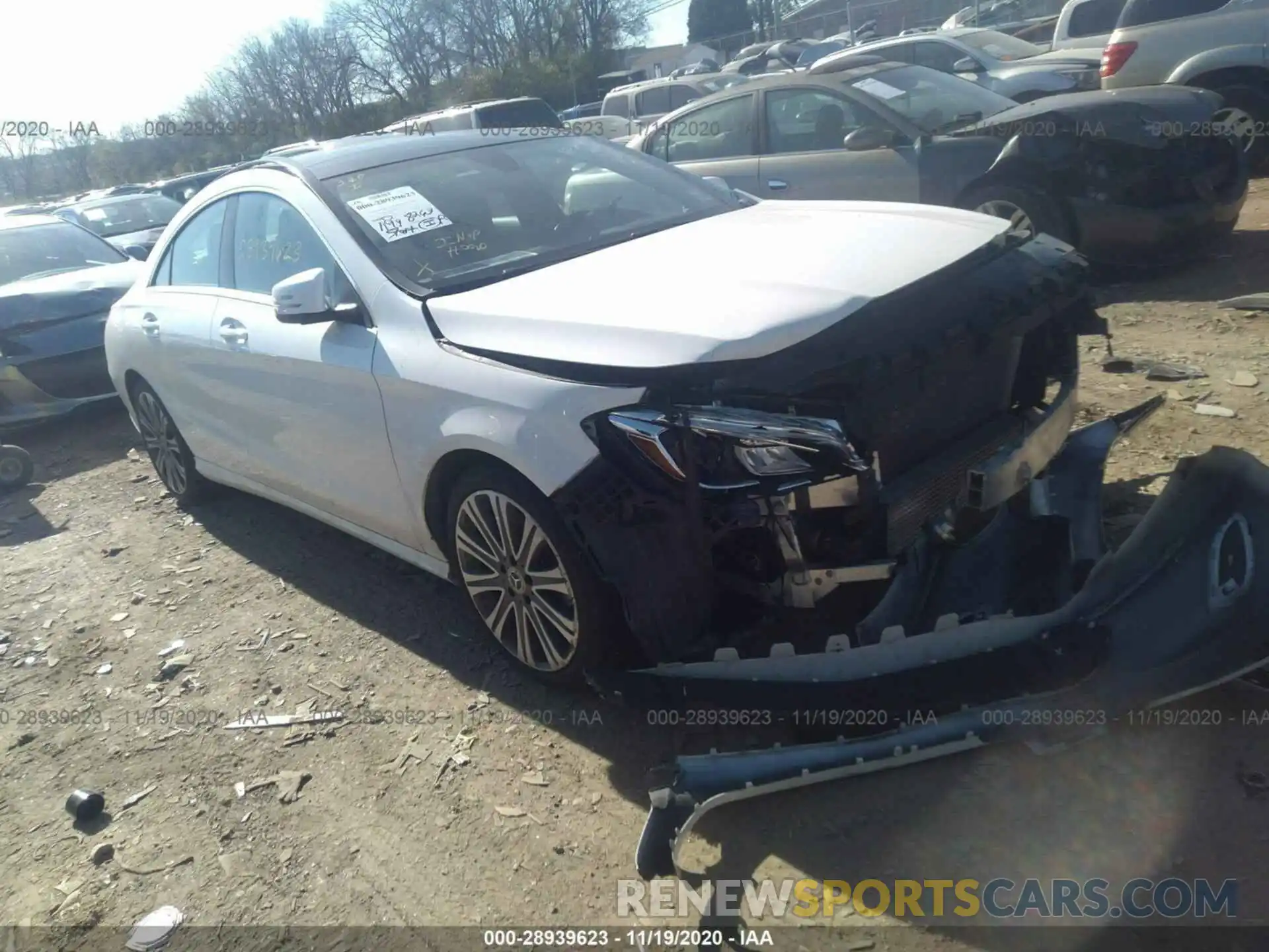 1 Photograph of a damaged car WDDSJ4GB9KN722860 MERCEDES-BENZ CLA 2019