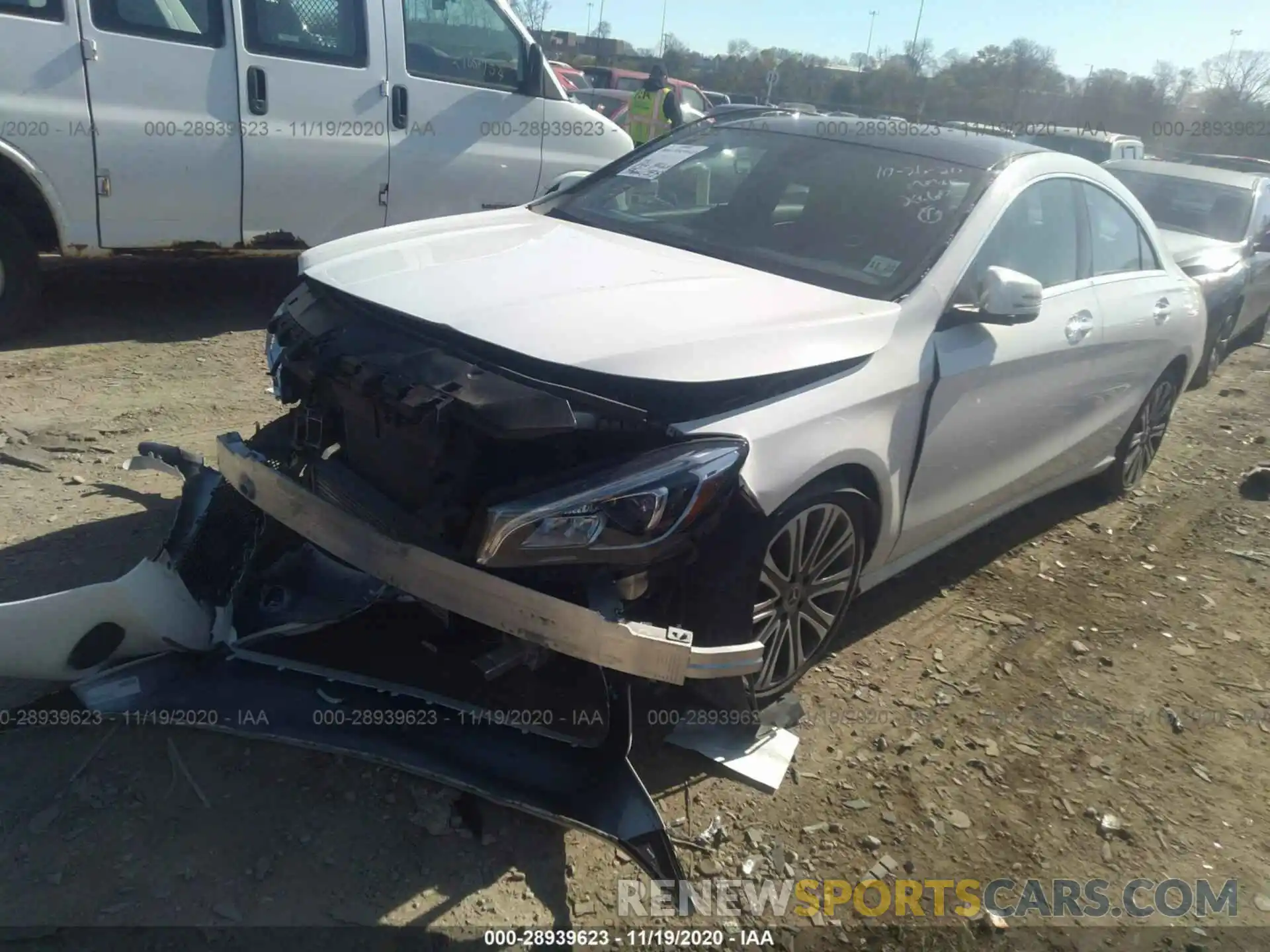 2 Photograph of a damaged car WDDSJ4GB9KN722860 MERCEDES-BENZ CLA 2019